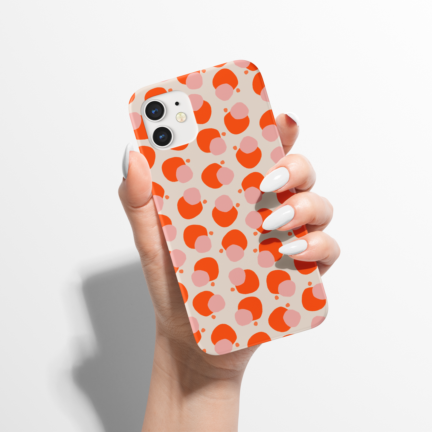 Modern Spots Pattern iPhone Case