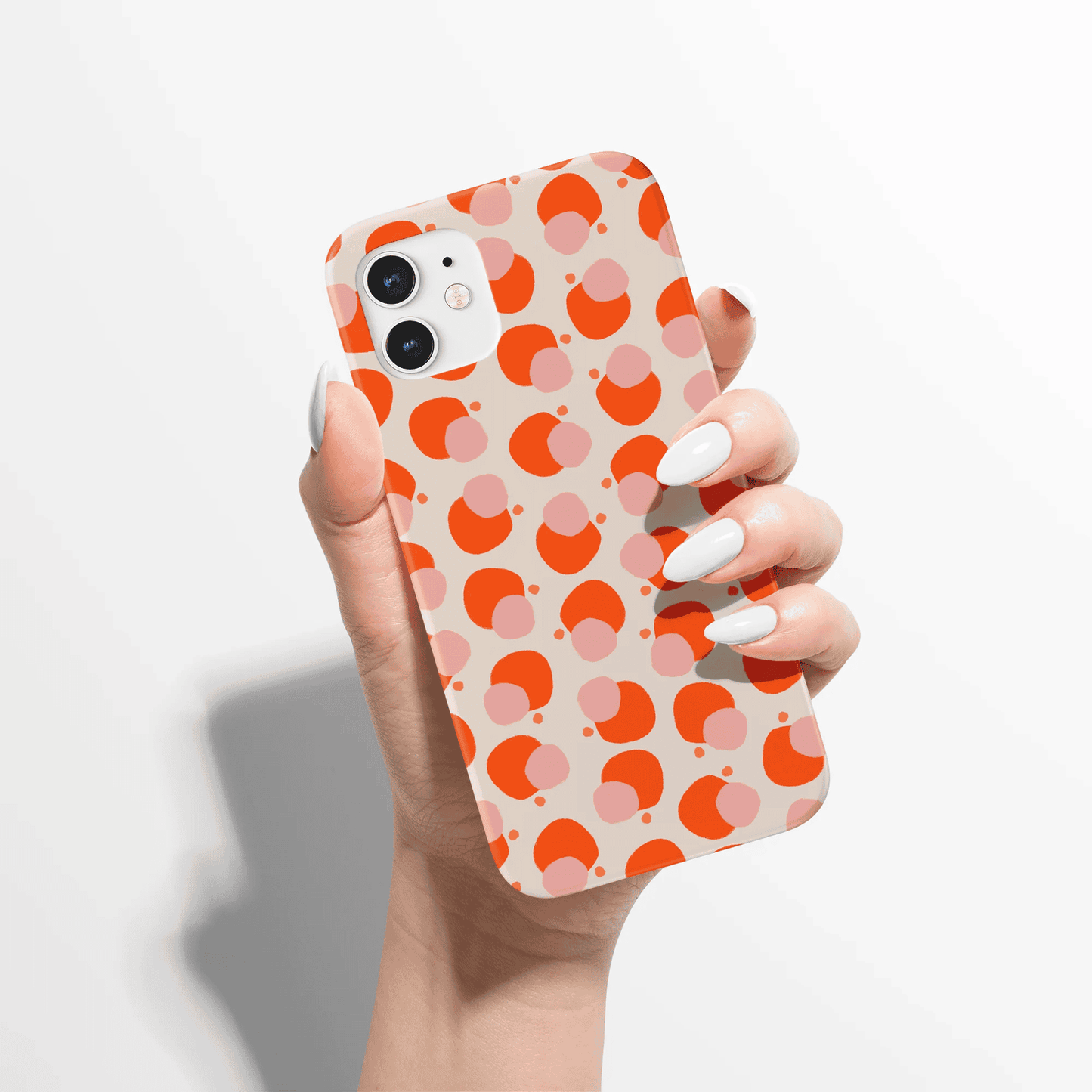 Modern Spots Pattern iPhone Case