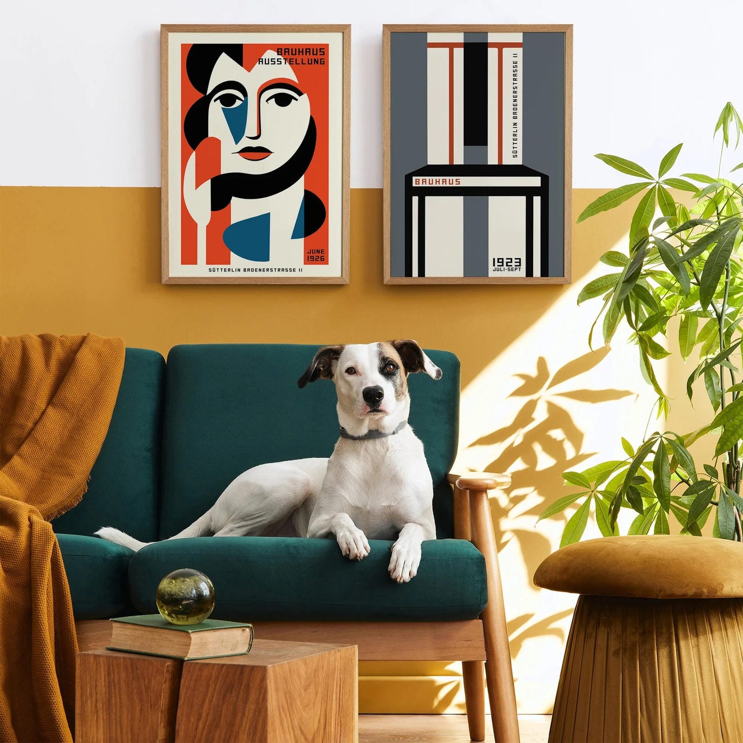 Portraif of a Woman Bauhaus Poster