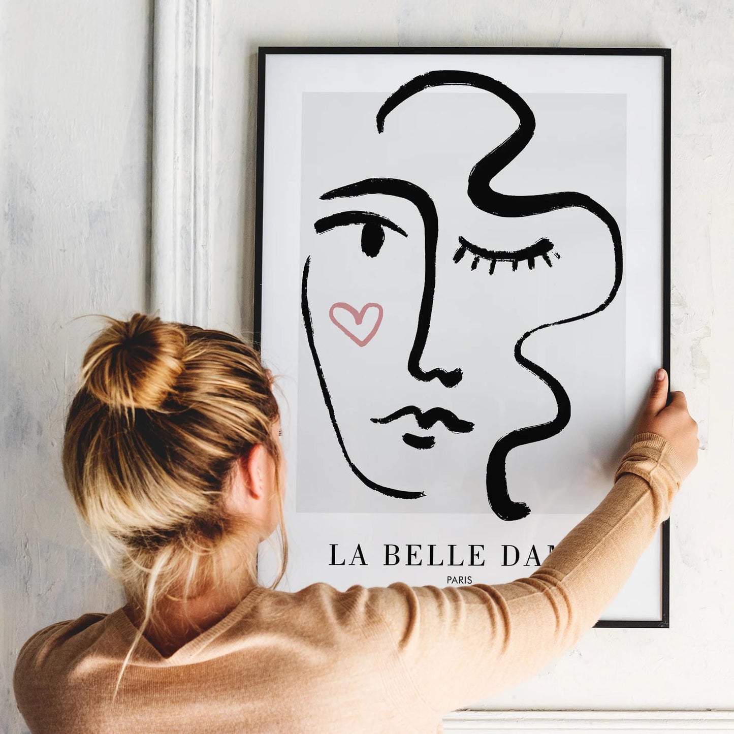 La Belle Dame, Paris Woman Poster