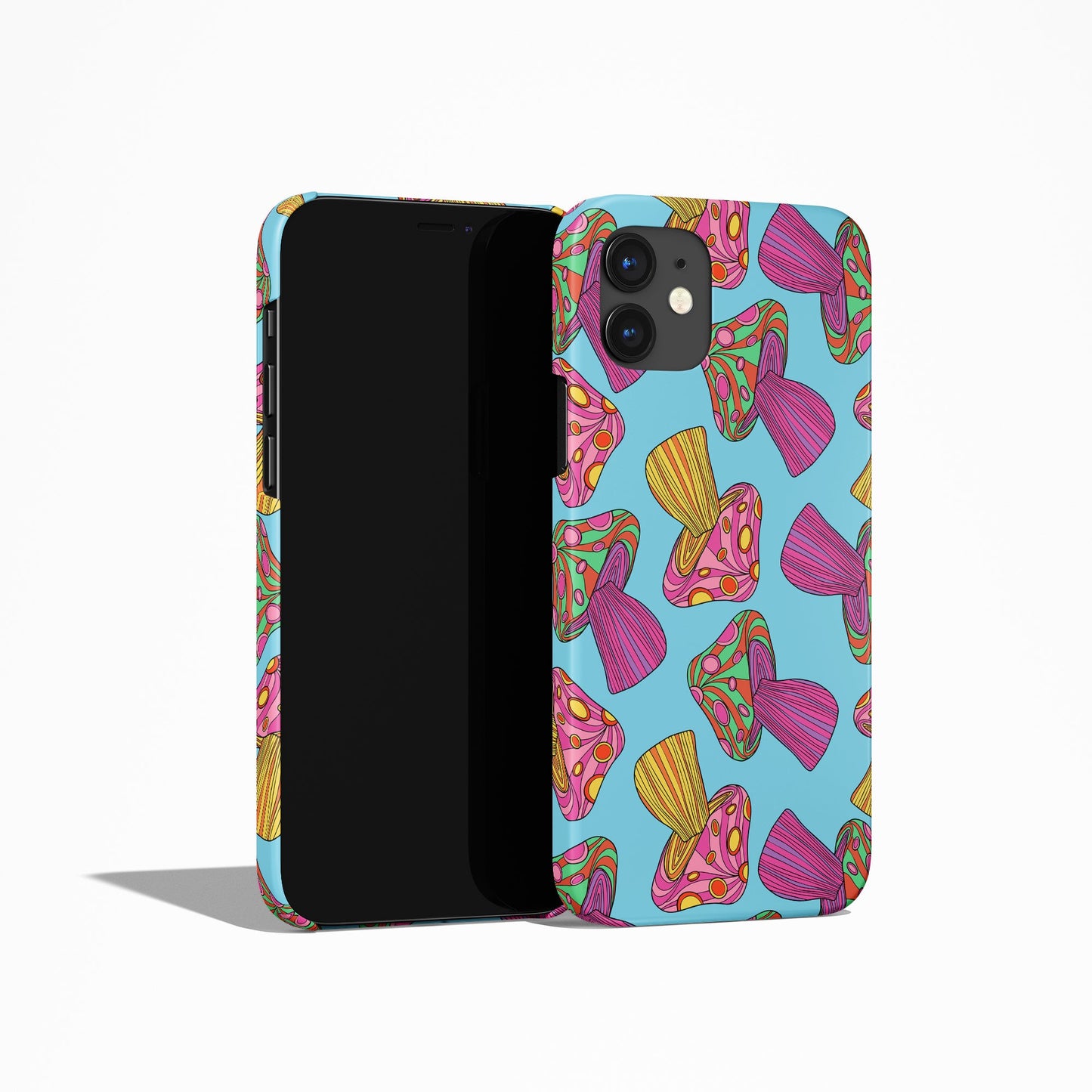 Groovy Psychodelic Mushrooms iPhone Case