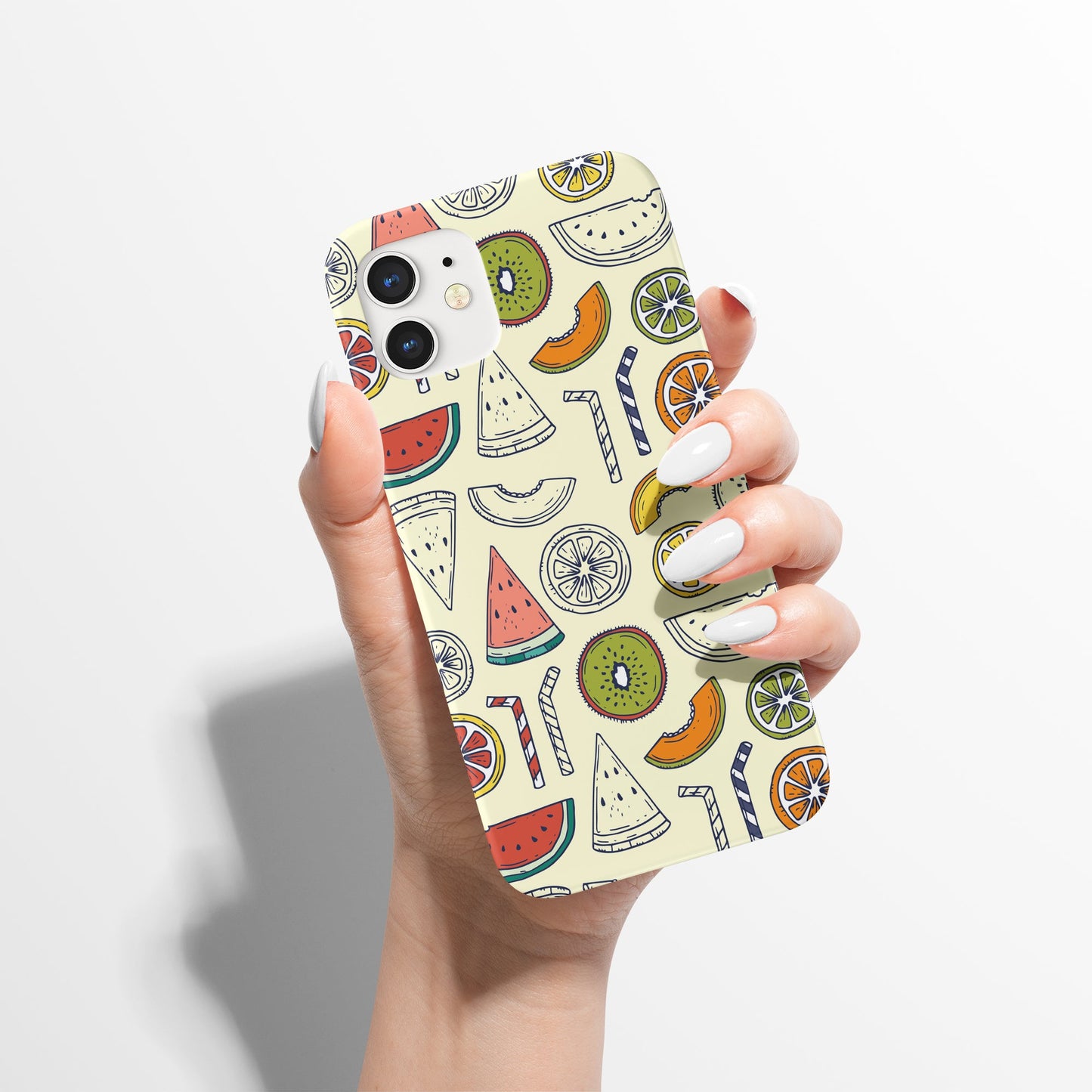 Farmers Market Fruit Pattern iPhone Case