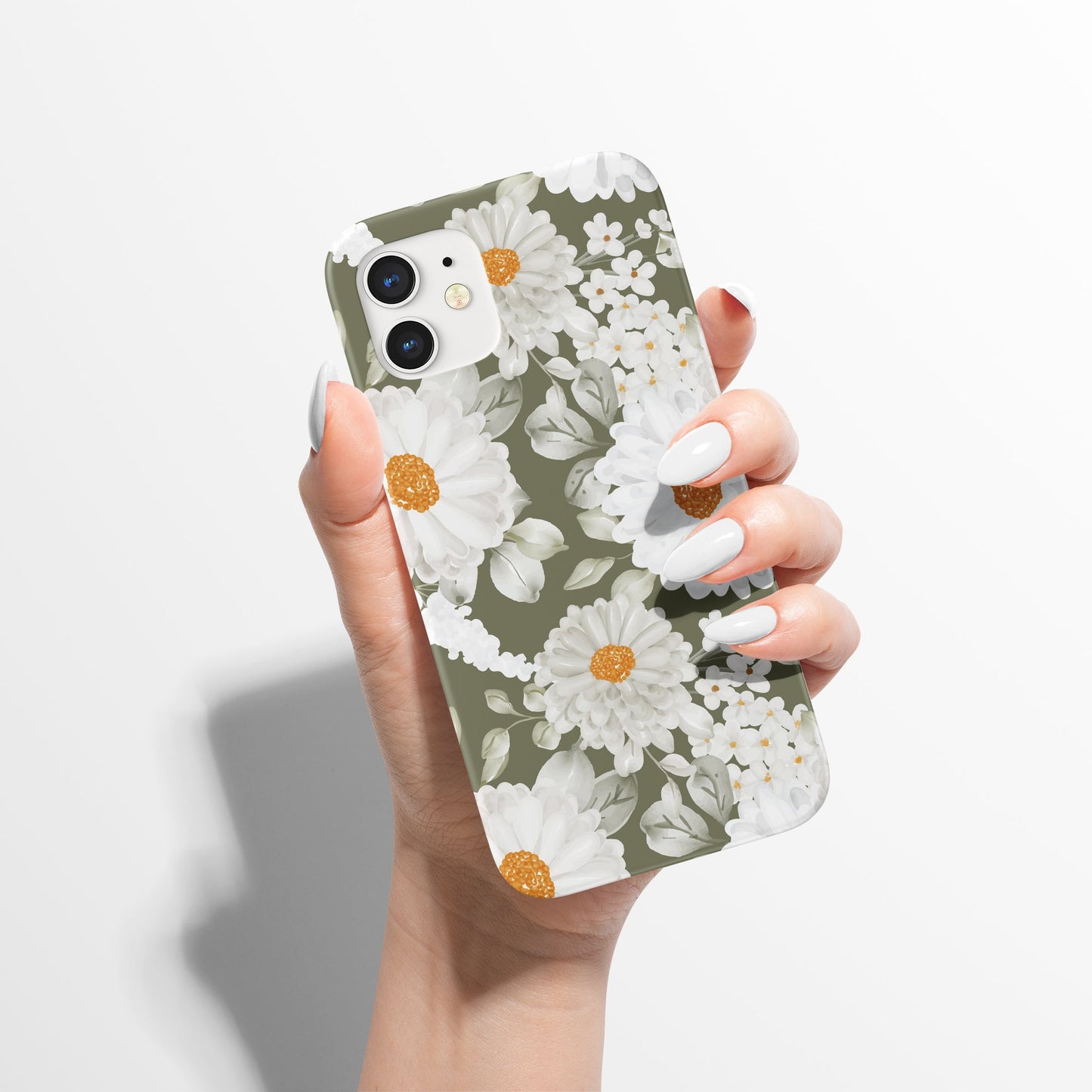 Green Romantic Botanical Floral iPhone Case