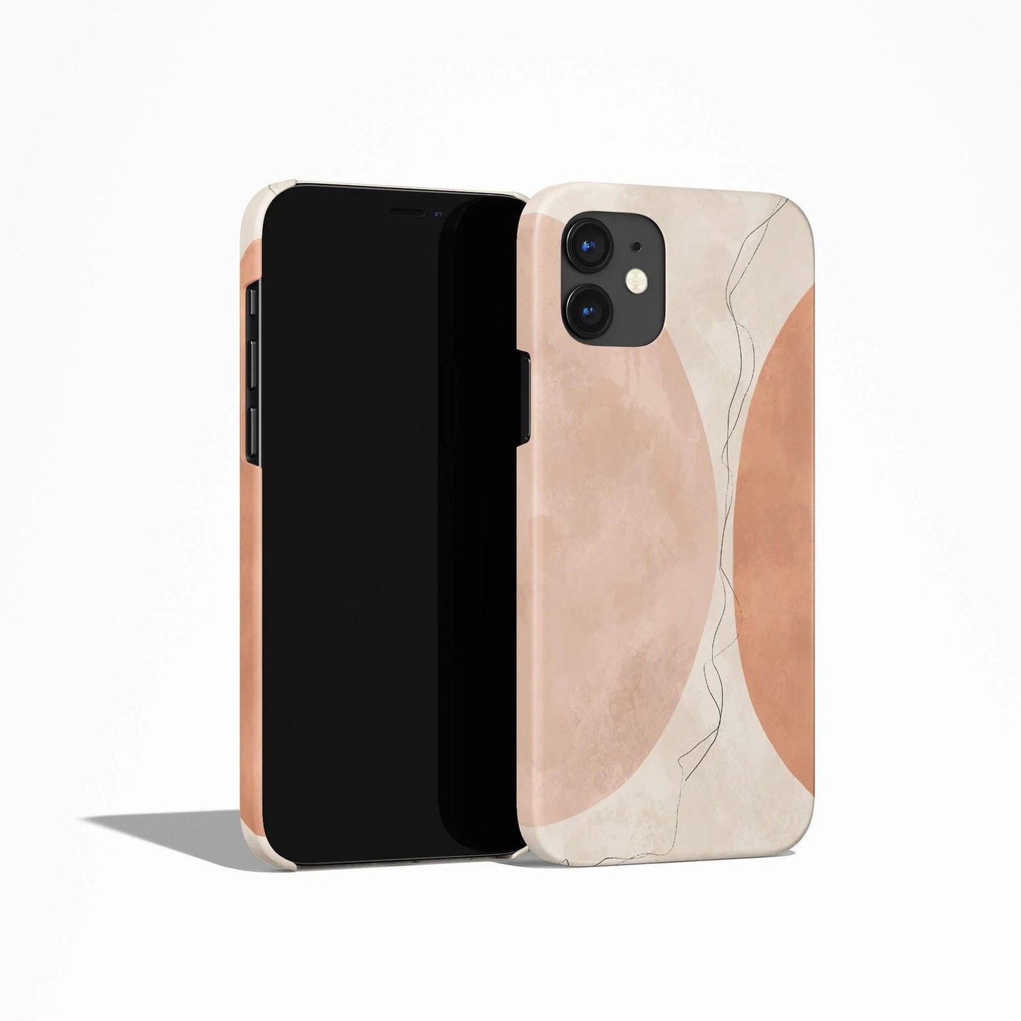 Painted Pastel Abstract Art iPhone Case