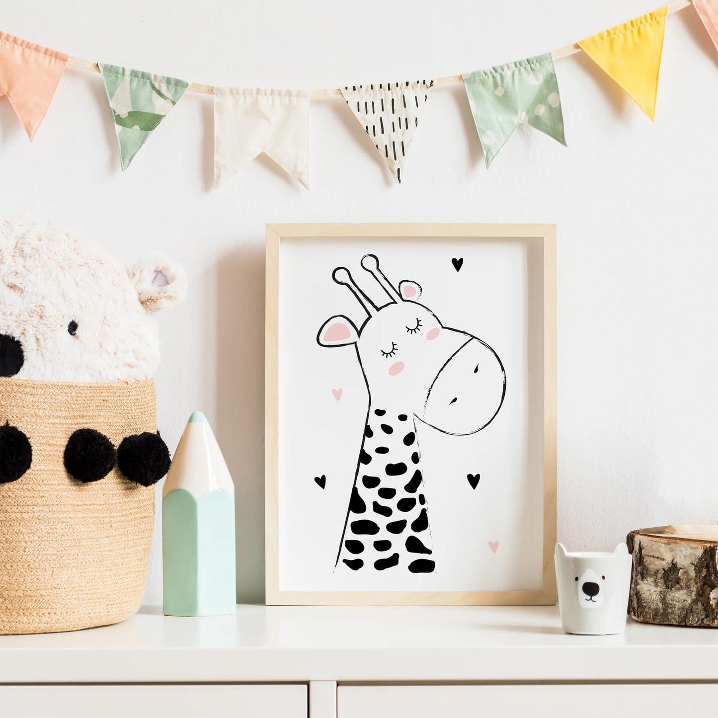 Cute Giraffe Poster