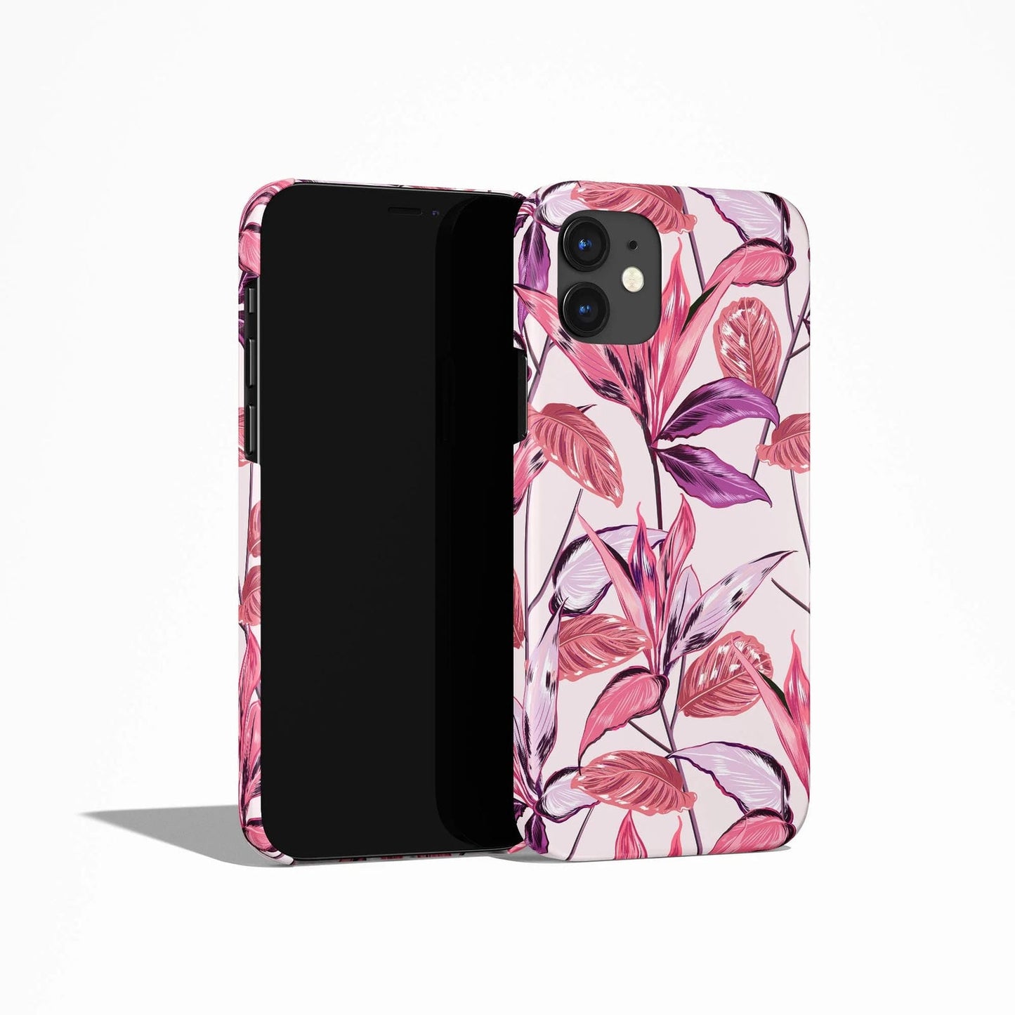 Pink Feminine Blossom Pattern iPhone Case