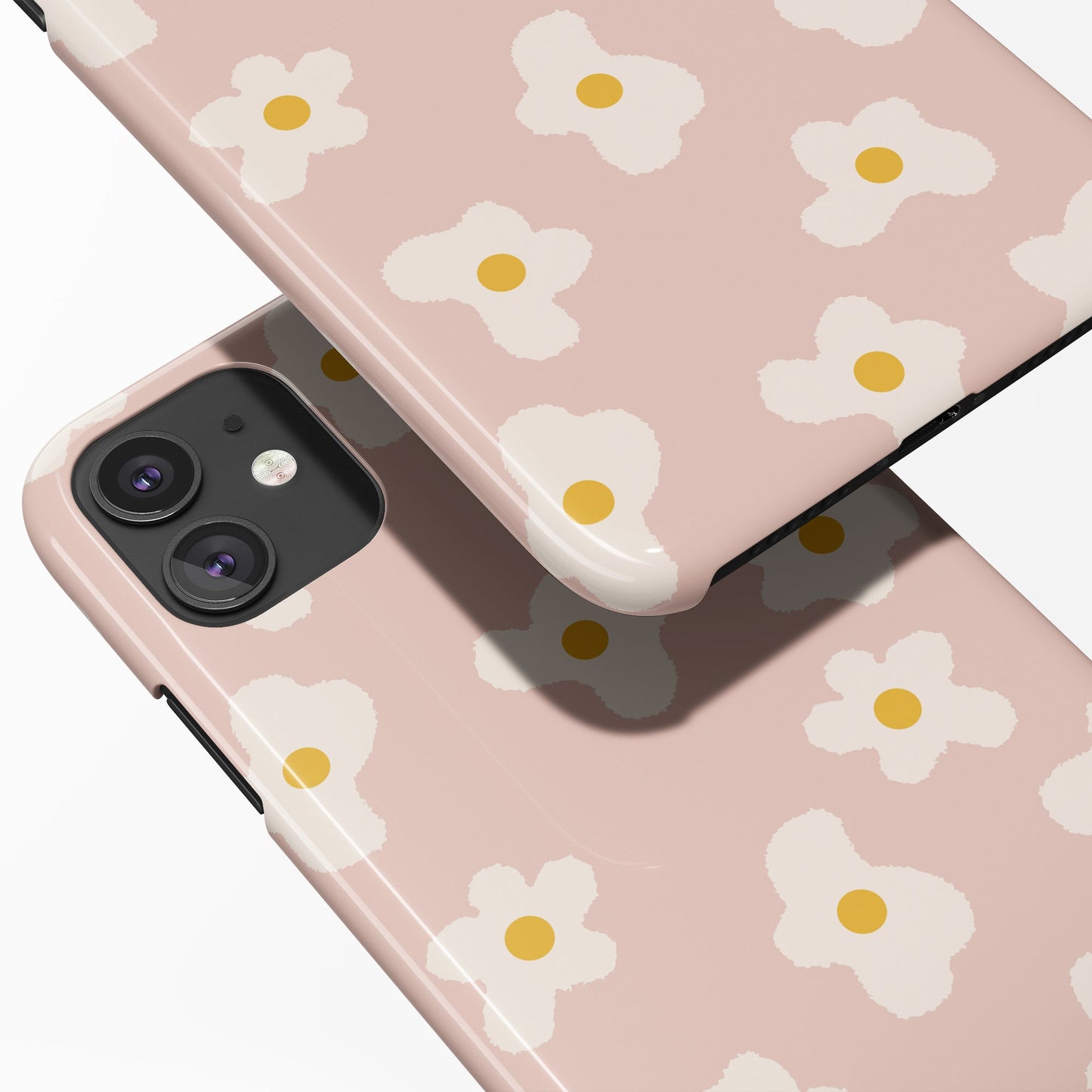 Baby Pink Egg Flowers iPhone Case
