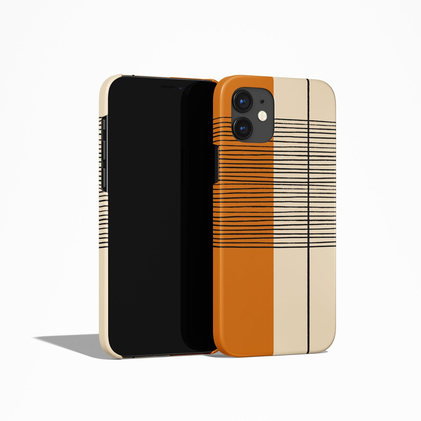 Elegant Beige Minimalist Art iPhone Case