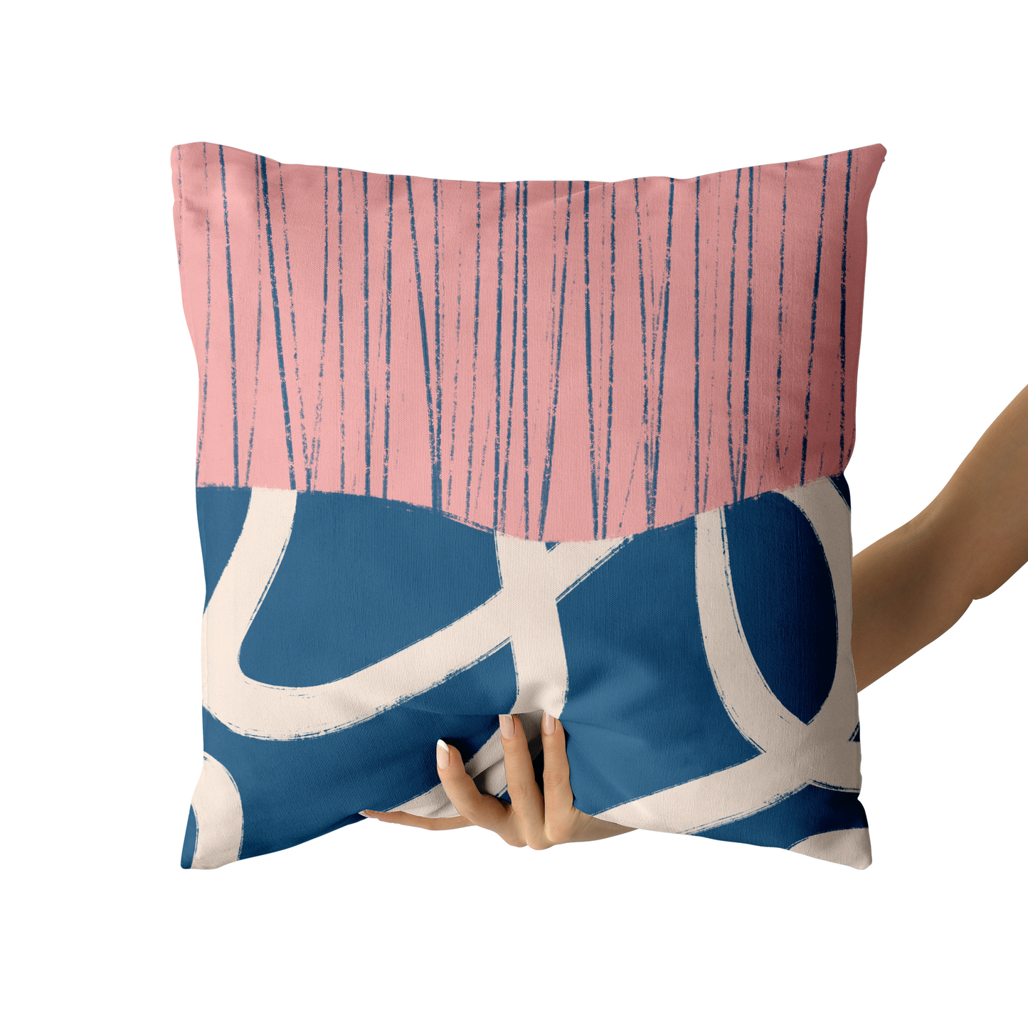 Modern Abstract Pattern Throw Pillow