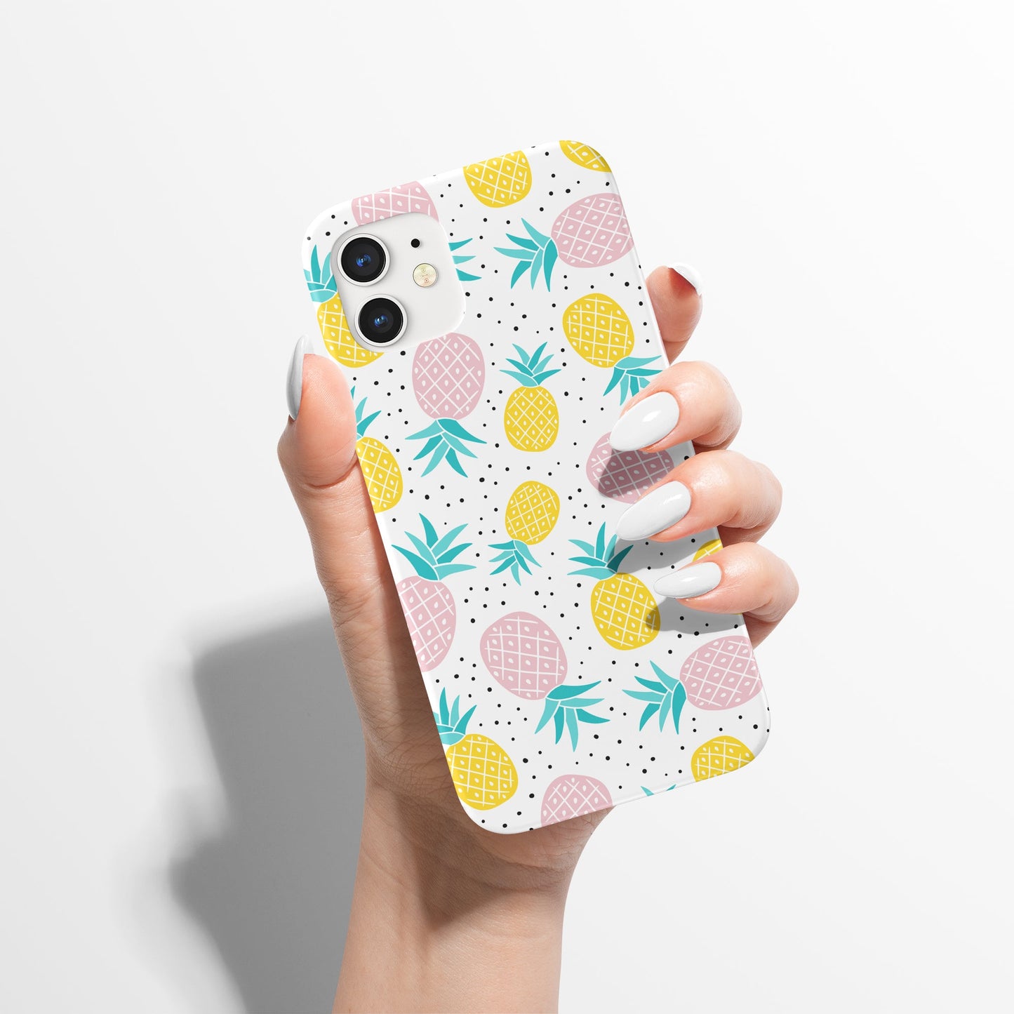 Tropical Pineapple Pattern iPhone Case