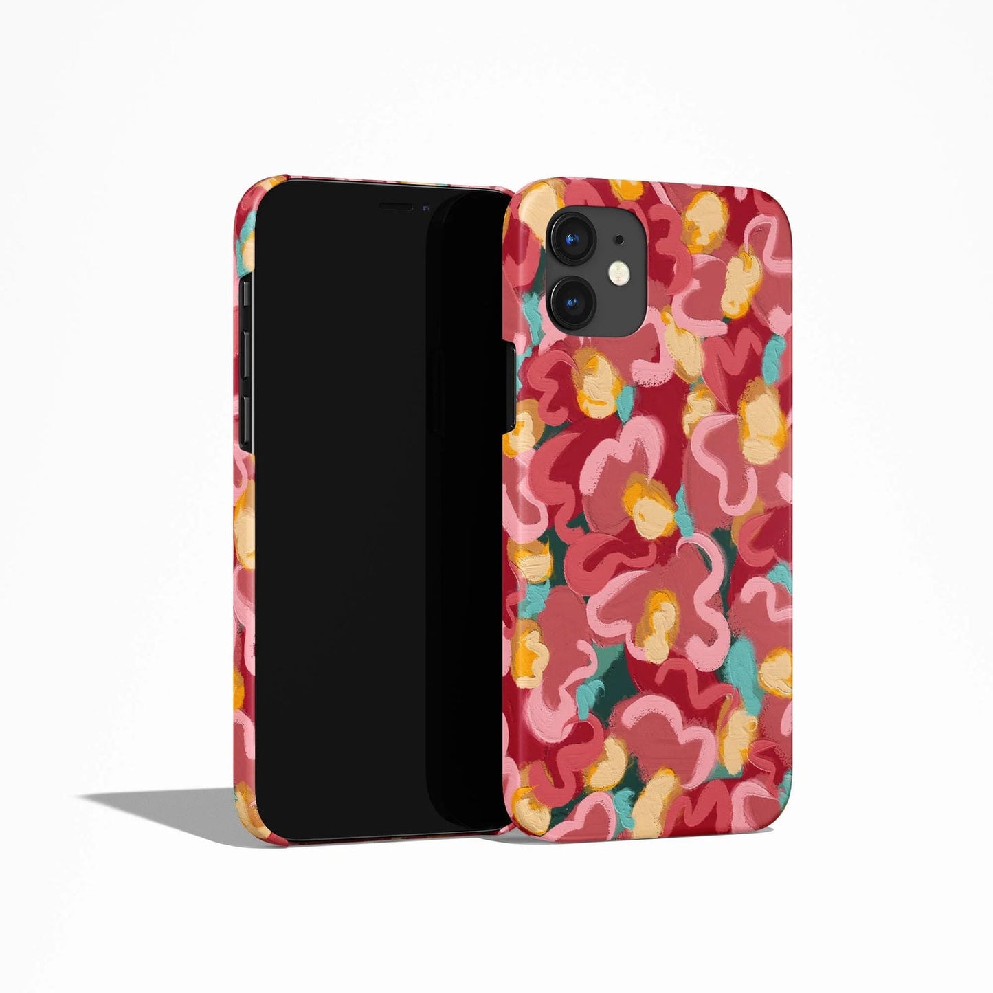 Painted Colorful Flowers iPhone Case