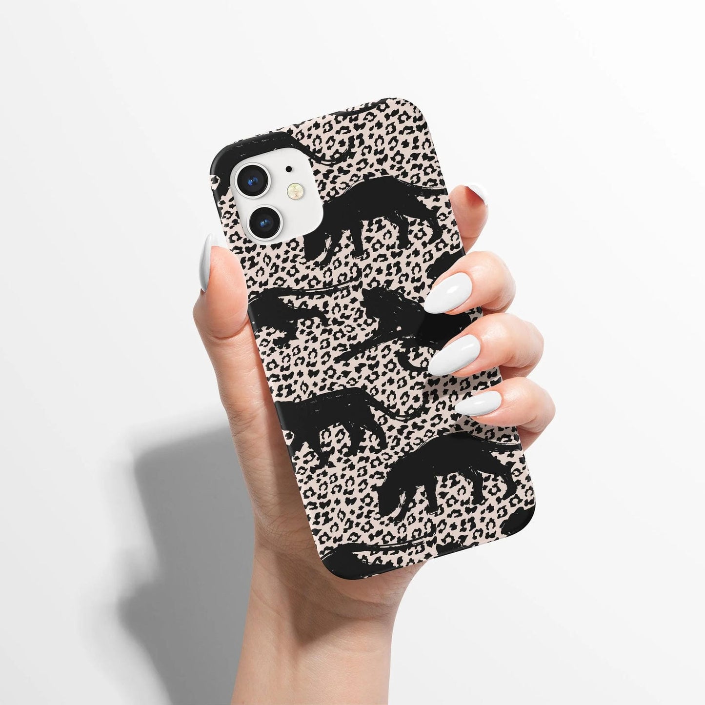 Black Panthers Pattern iPhone Case
