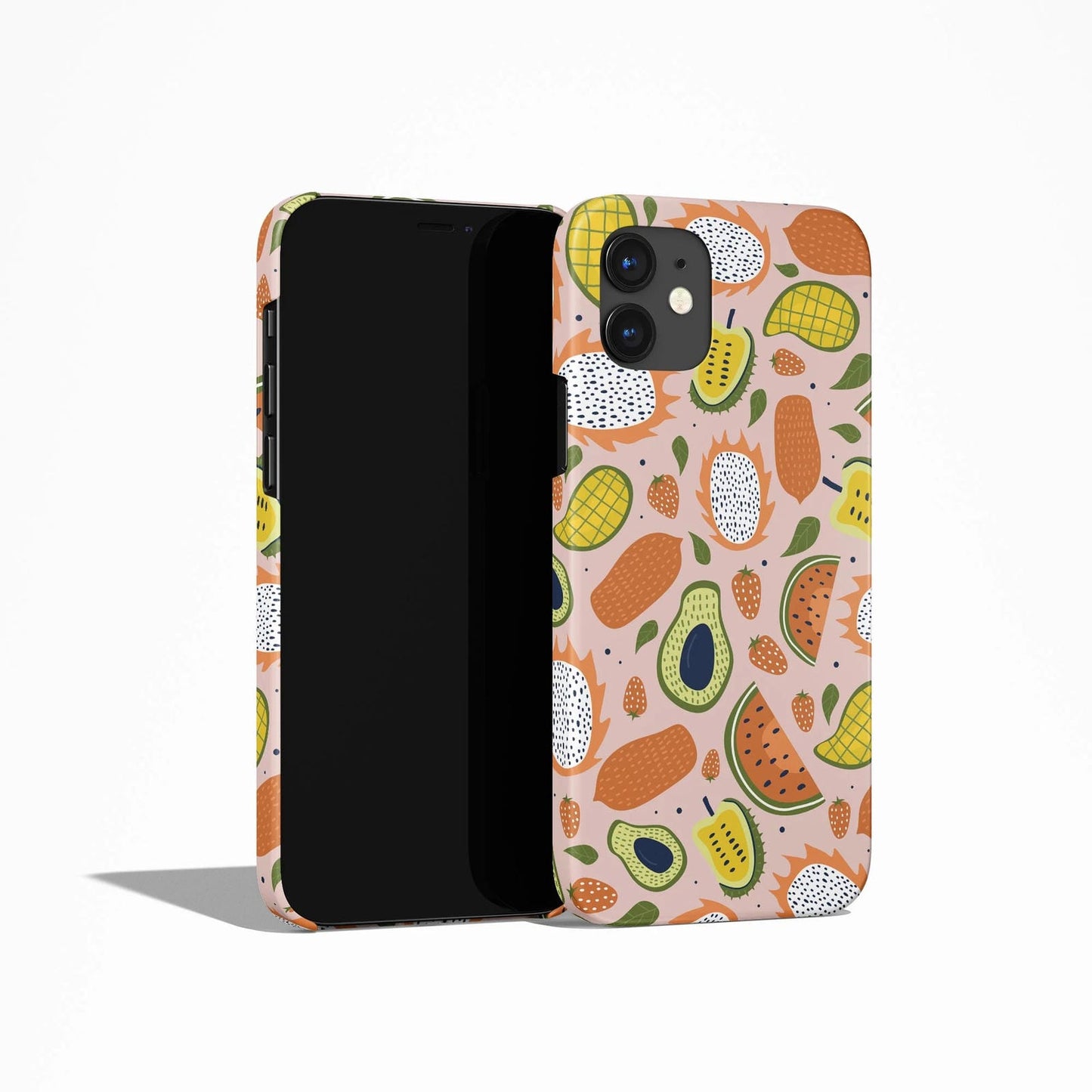 Vegan Fruits Colorful iPhone Case