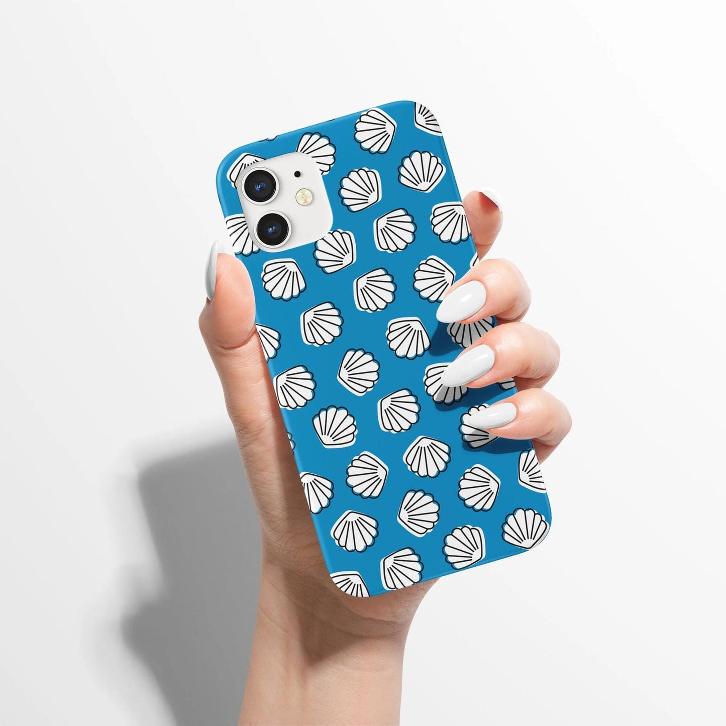 Blue Shells Pattern iPhone Case
