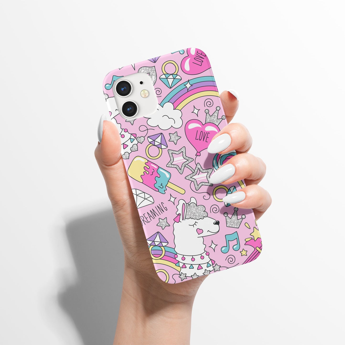 Sweet Pink Unicorn iPhone Case