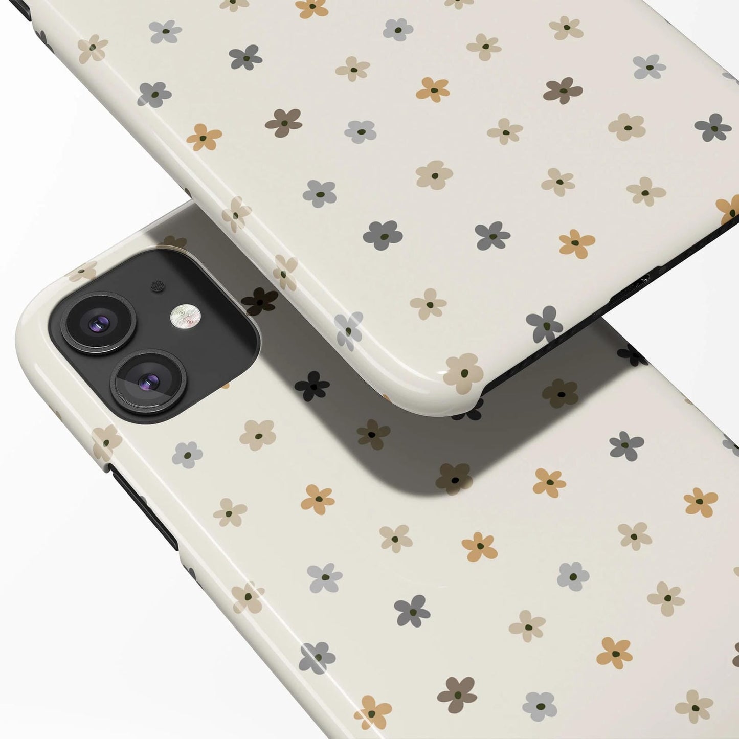 Tiny Boho Beige Flowers iPhone Case