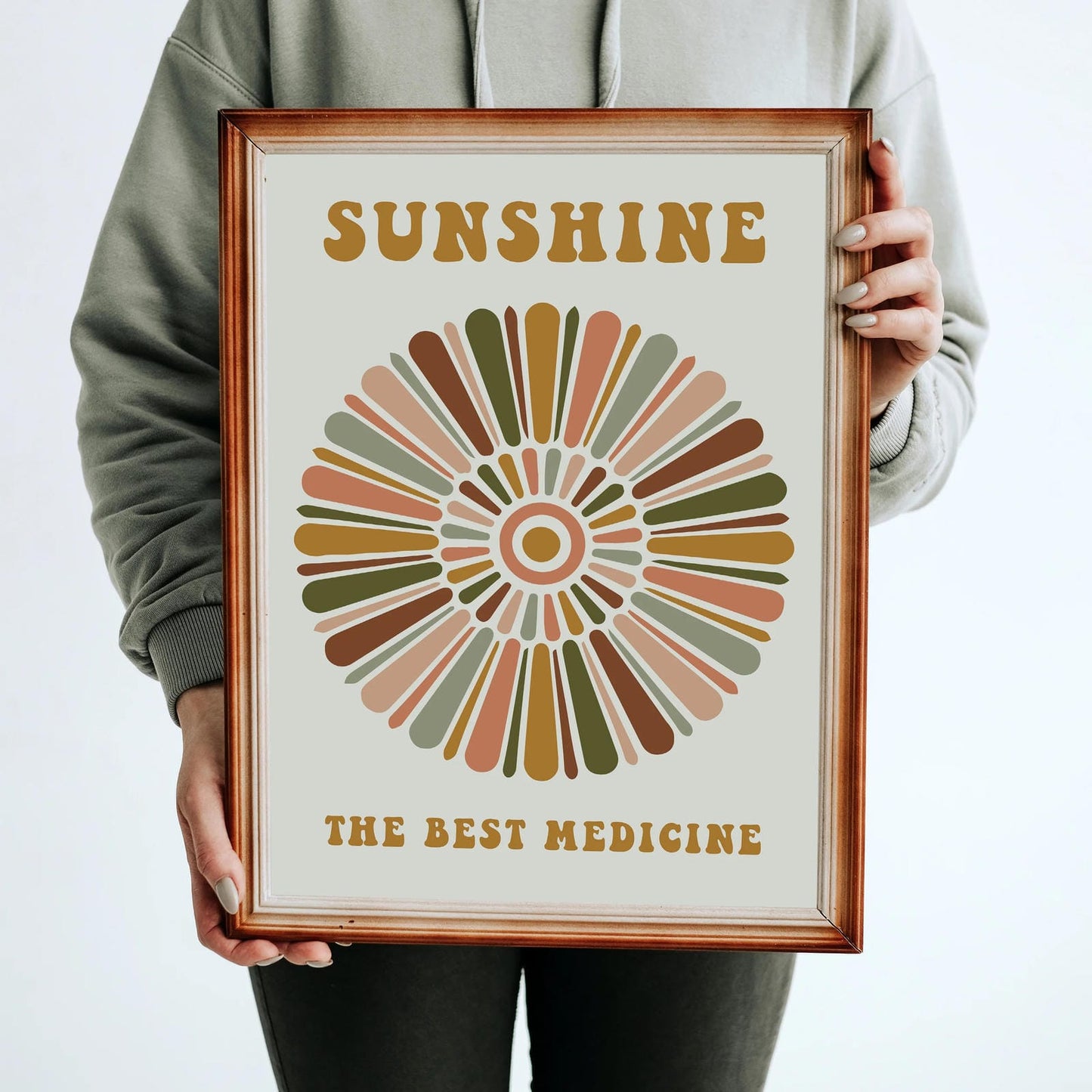 Sunshine - the best medicine, Boho Poster