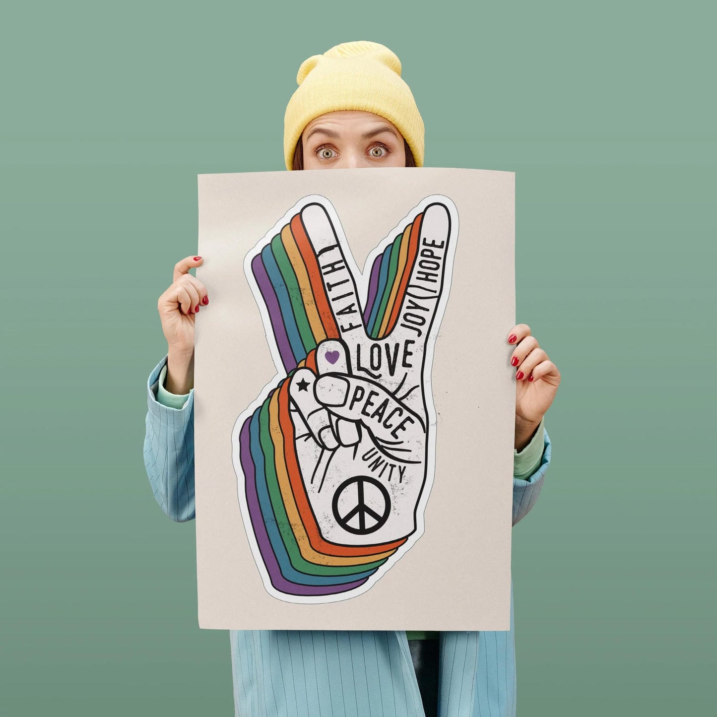 Peace & Love Poster