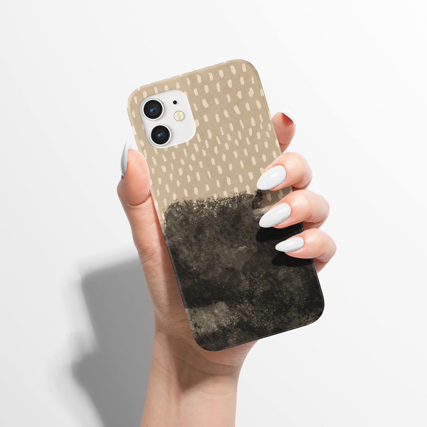 Stormy Weather Abstract Painted iPhone Case