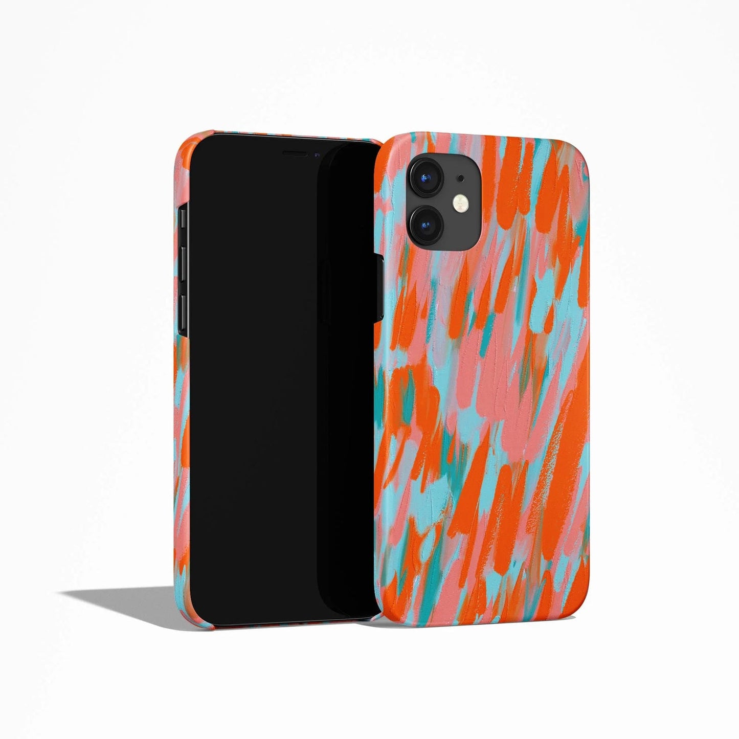 Colorful Brushstrokes Pattern iPhone Case