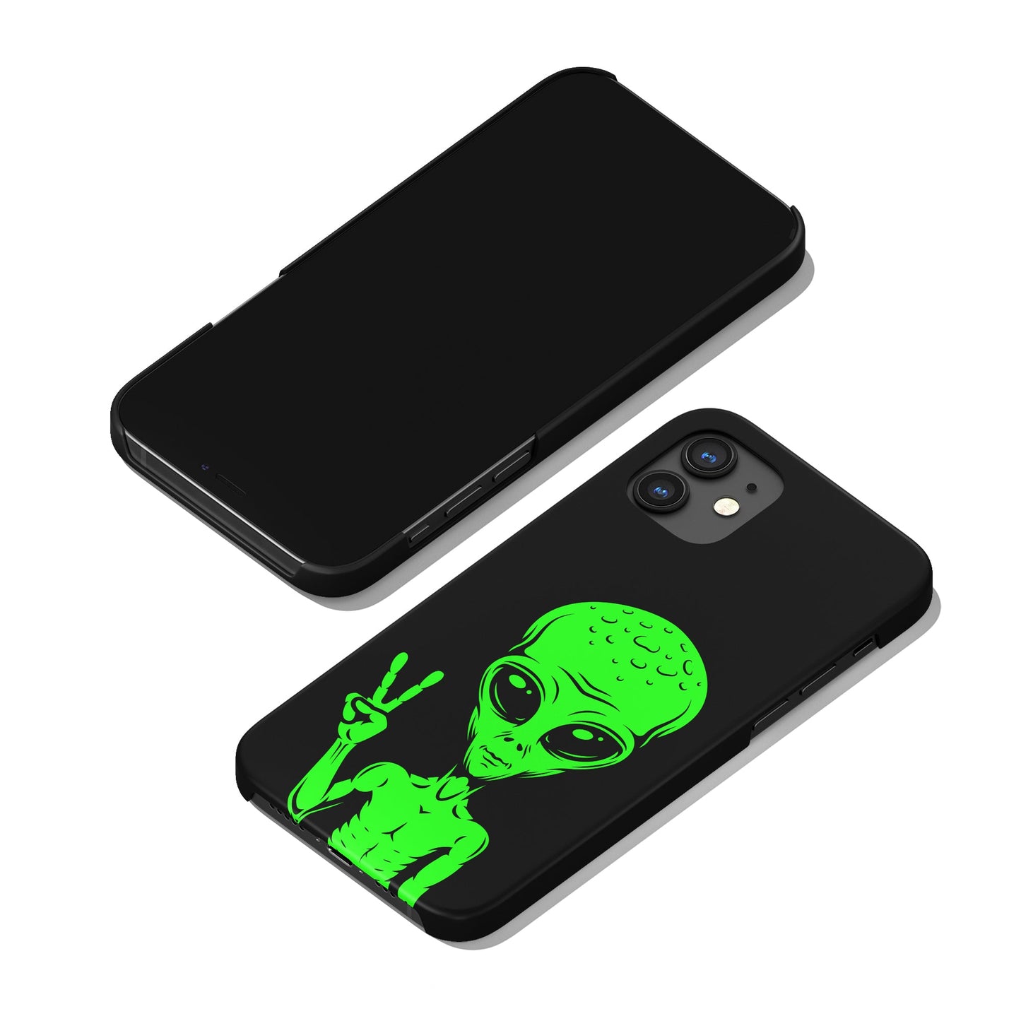 Green Alien Area 51 iPhone Case