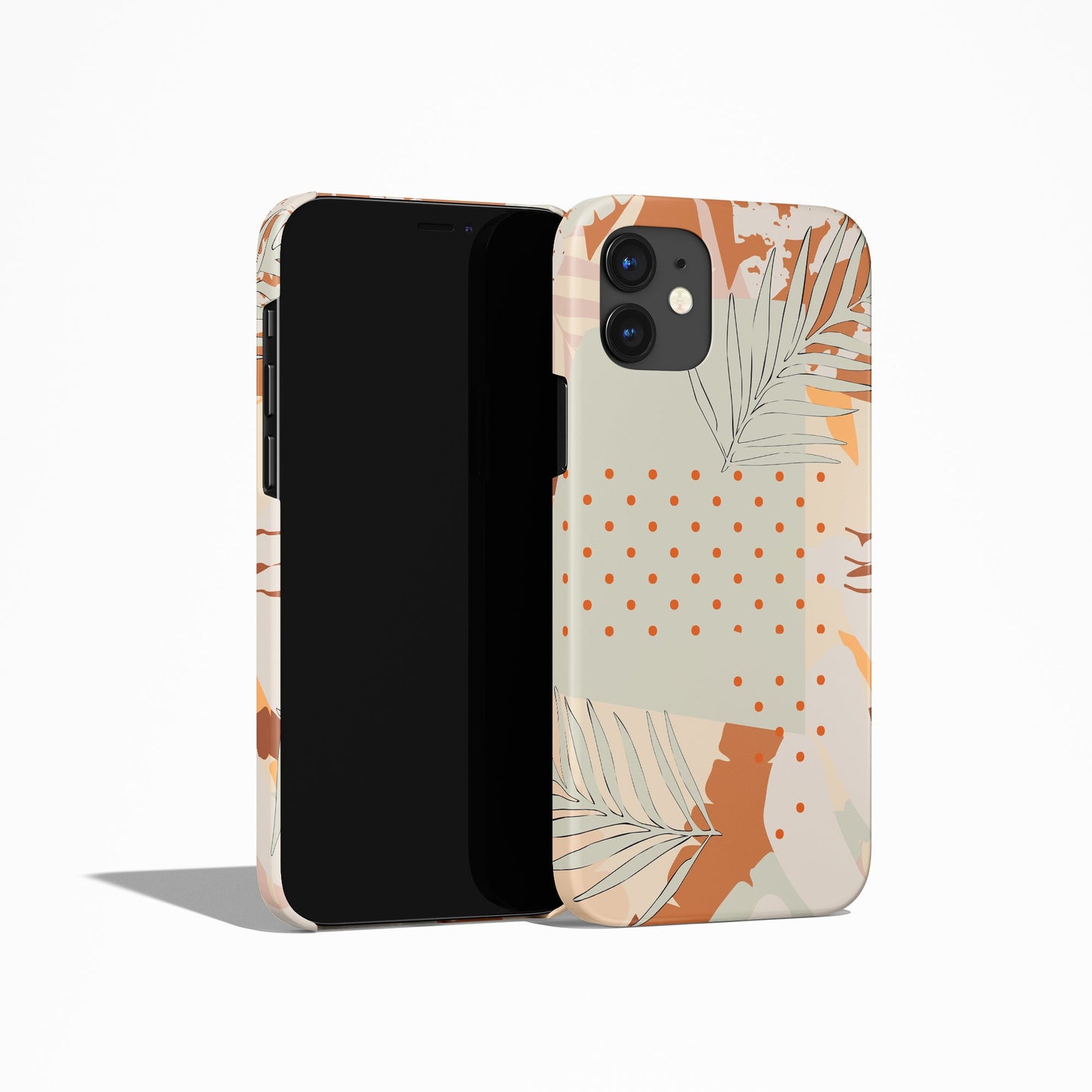 Vintage Abstract Beige iPhone Case