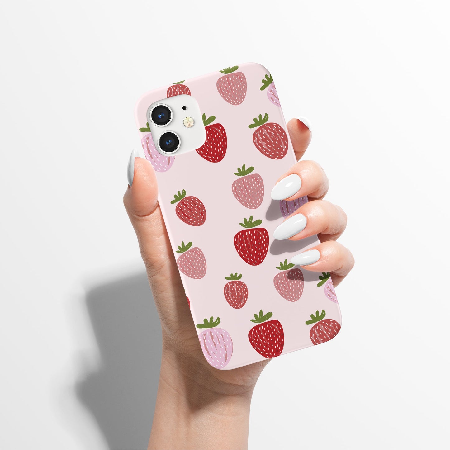 Pink Strawberry iPhone Case