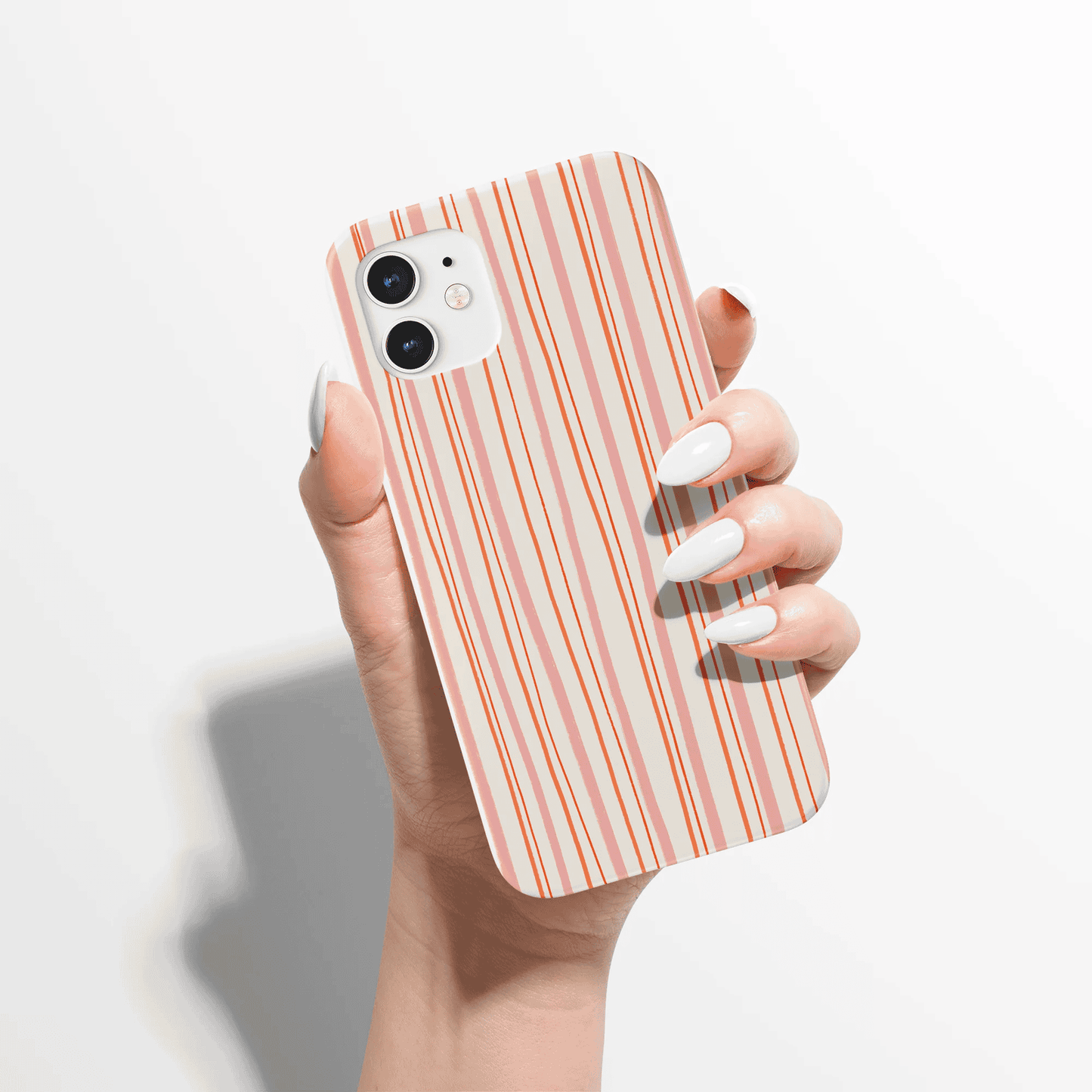 Retro Bright Striped Pattern iPhone Case