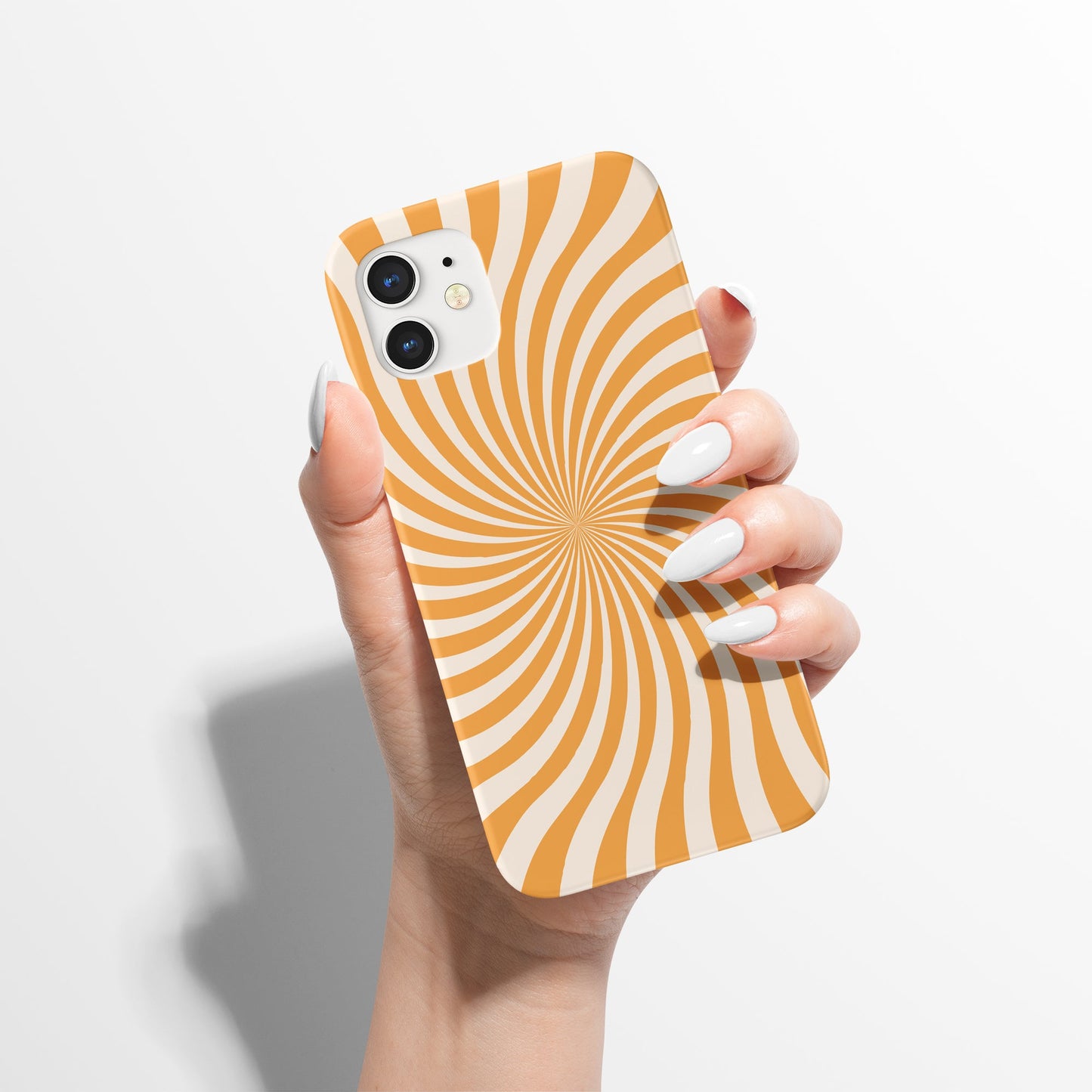Yellow Groovy Sun iPhone Case