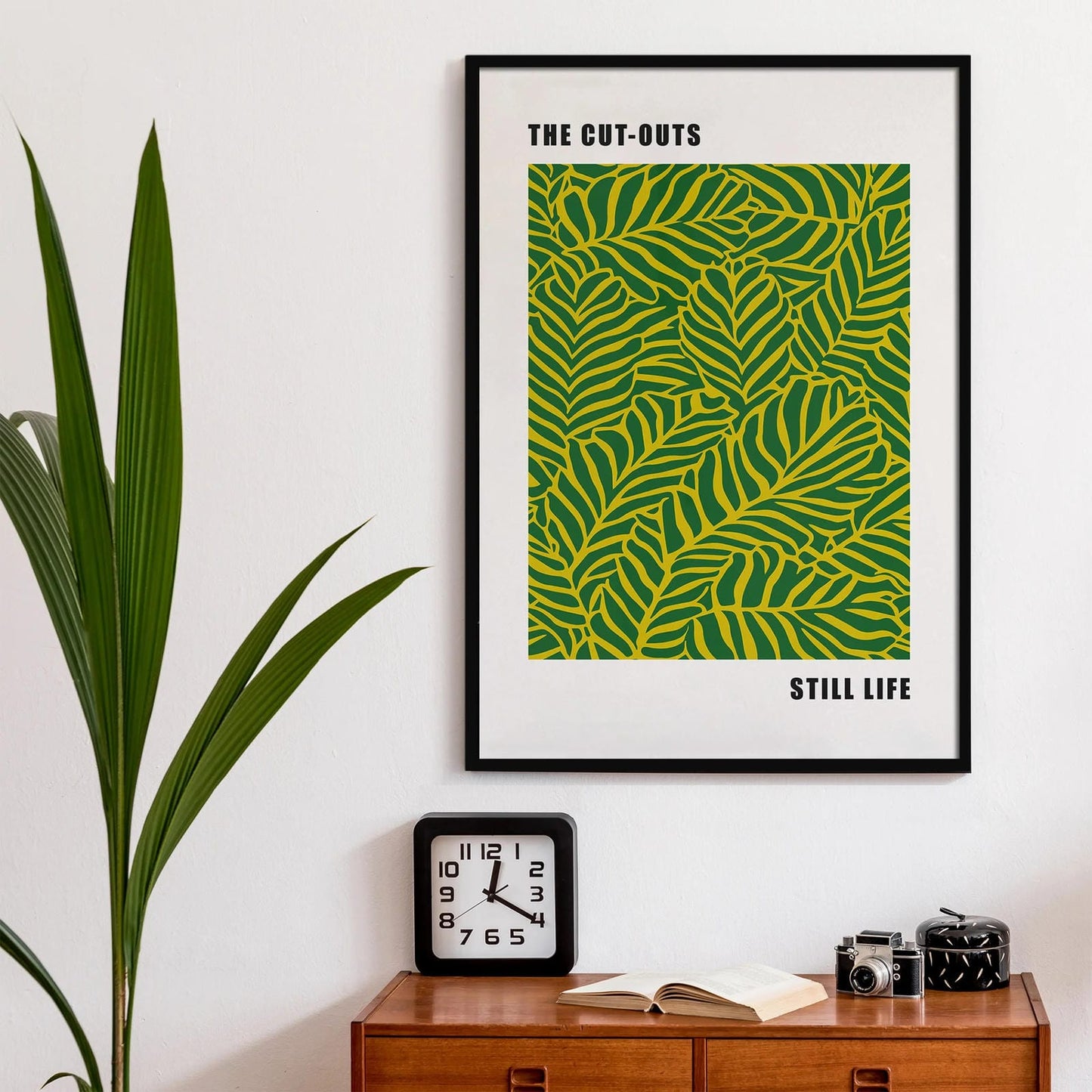 Green Sill Life Poster