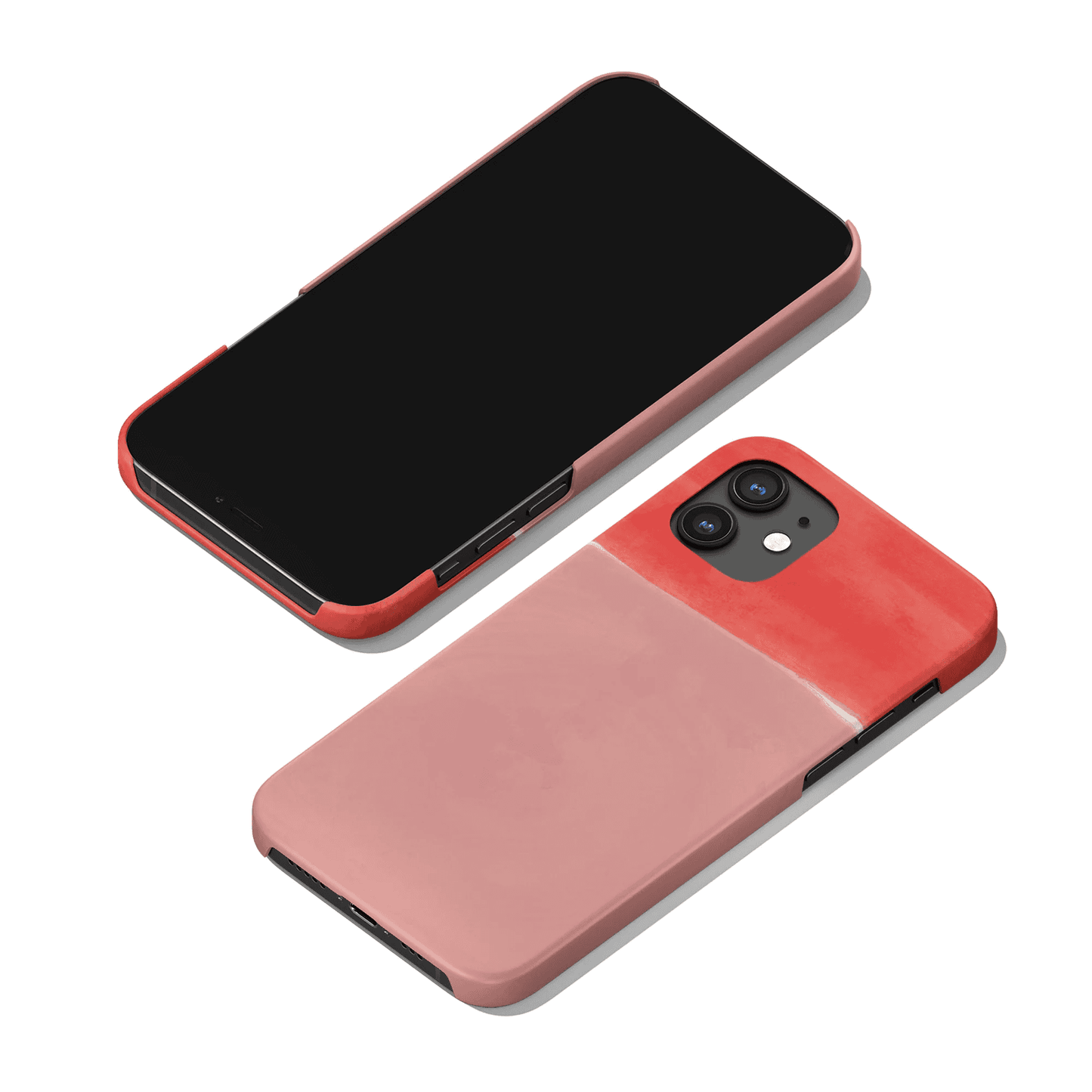 Pink Red Mark Rotho Abstract iPhone Case