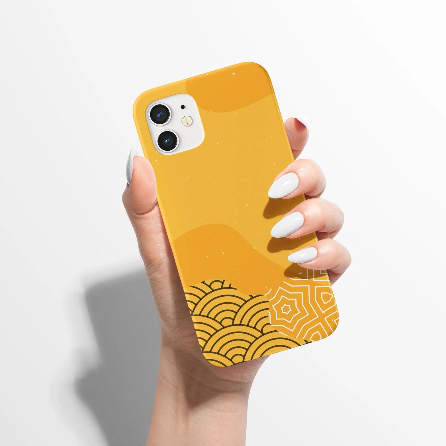 Yellow Abstract iPhone Case