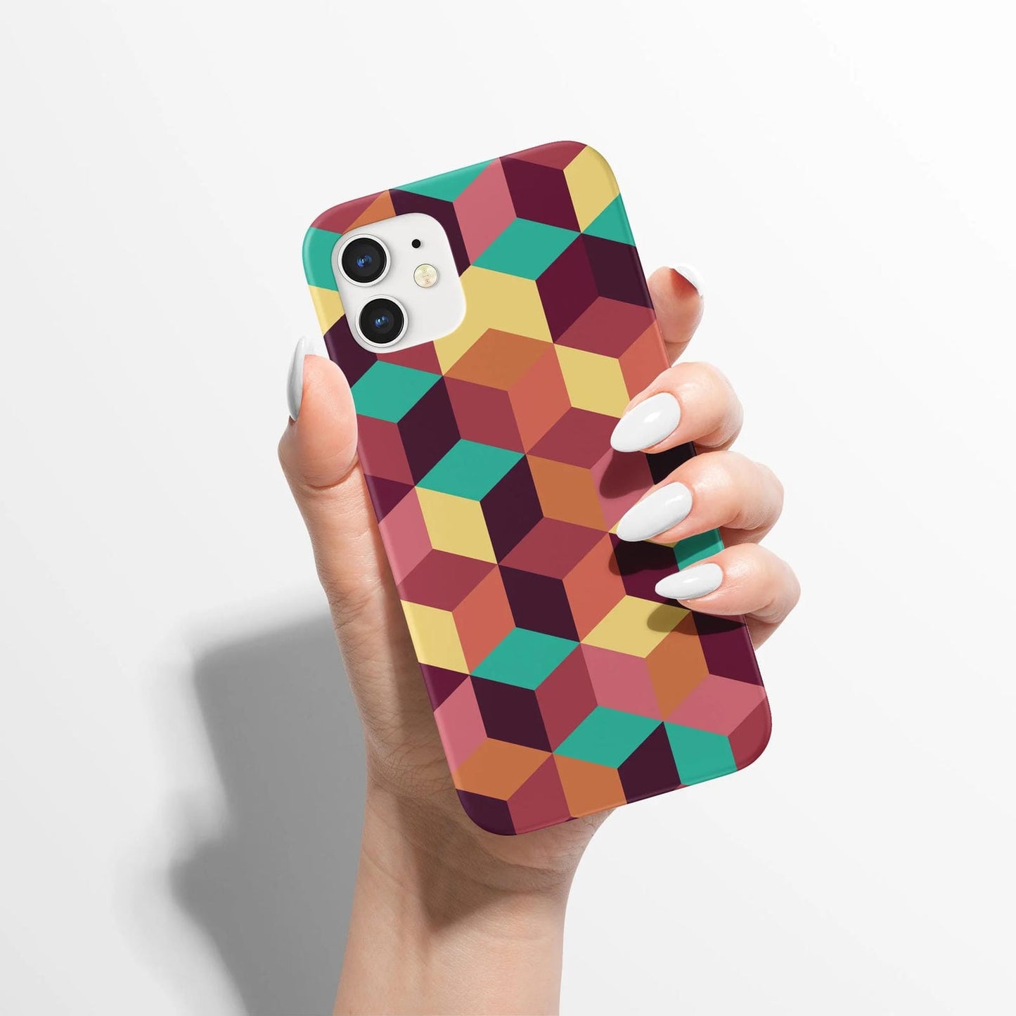 Retro Bauhaus Geometric iPhone Case
