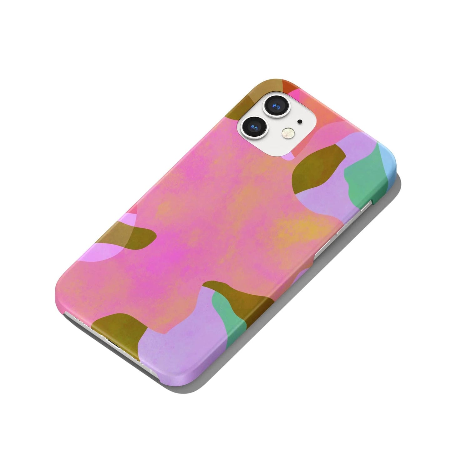 Painted Colorful Abstract iPhone Case