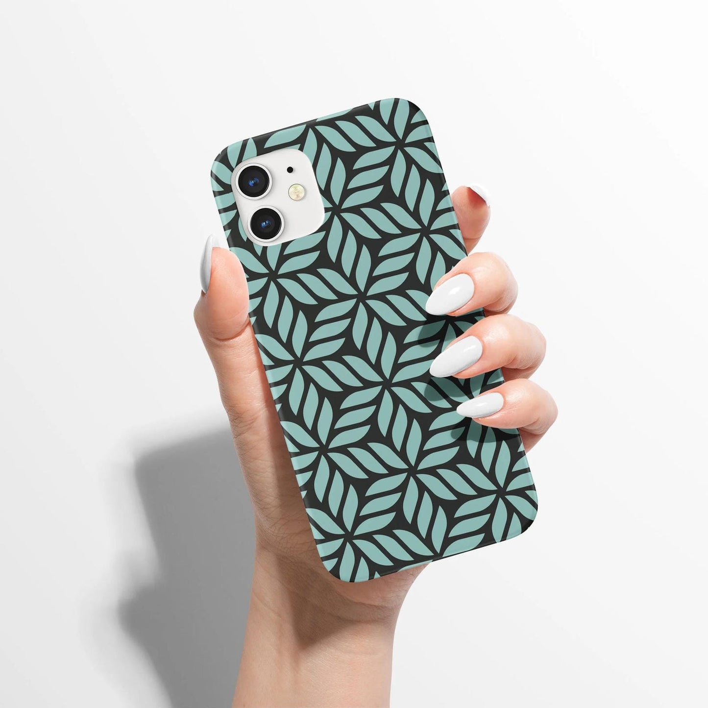 Geometric Flowers iPhone Case