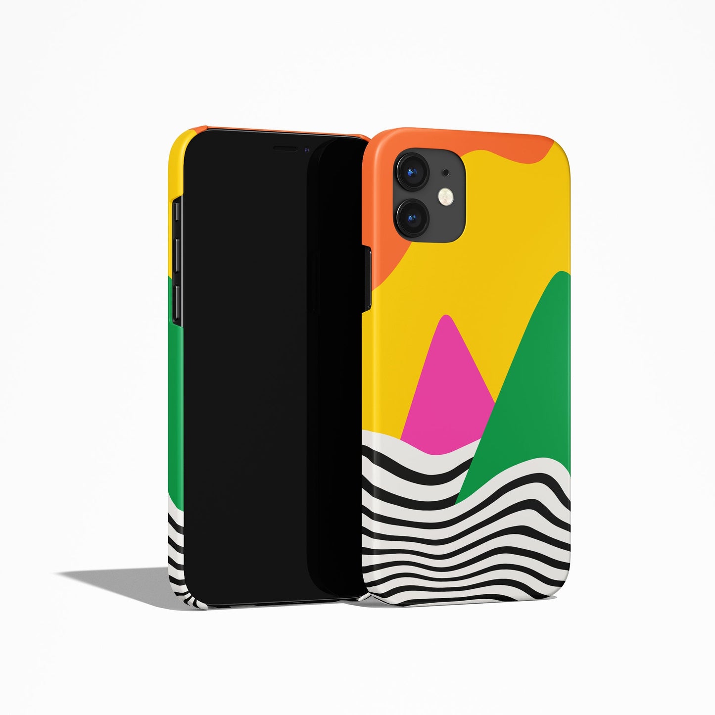 Groovy Colorful Landscape iPhone Case