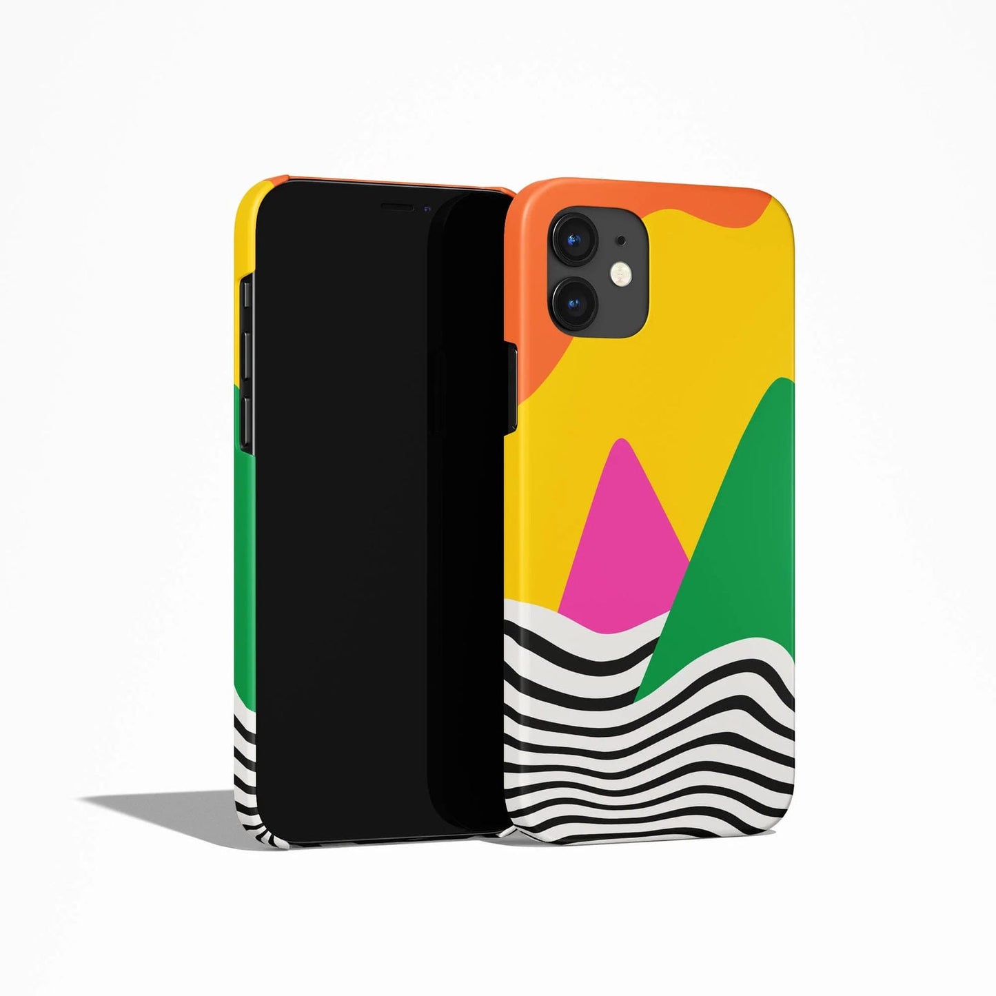Groovy Colorful Landscape iPhone Case