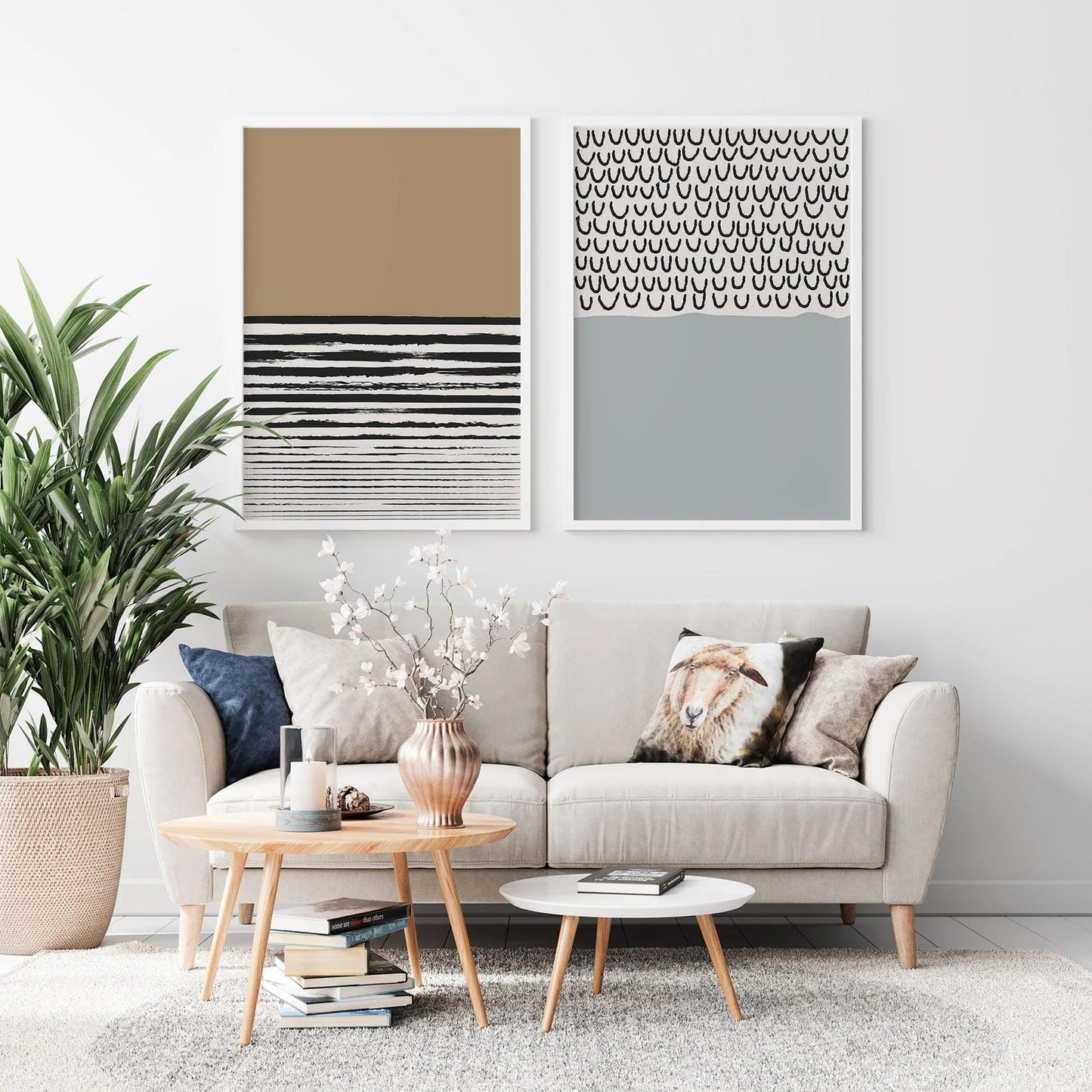 Set of 2 Contemporary Posters