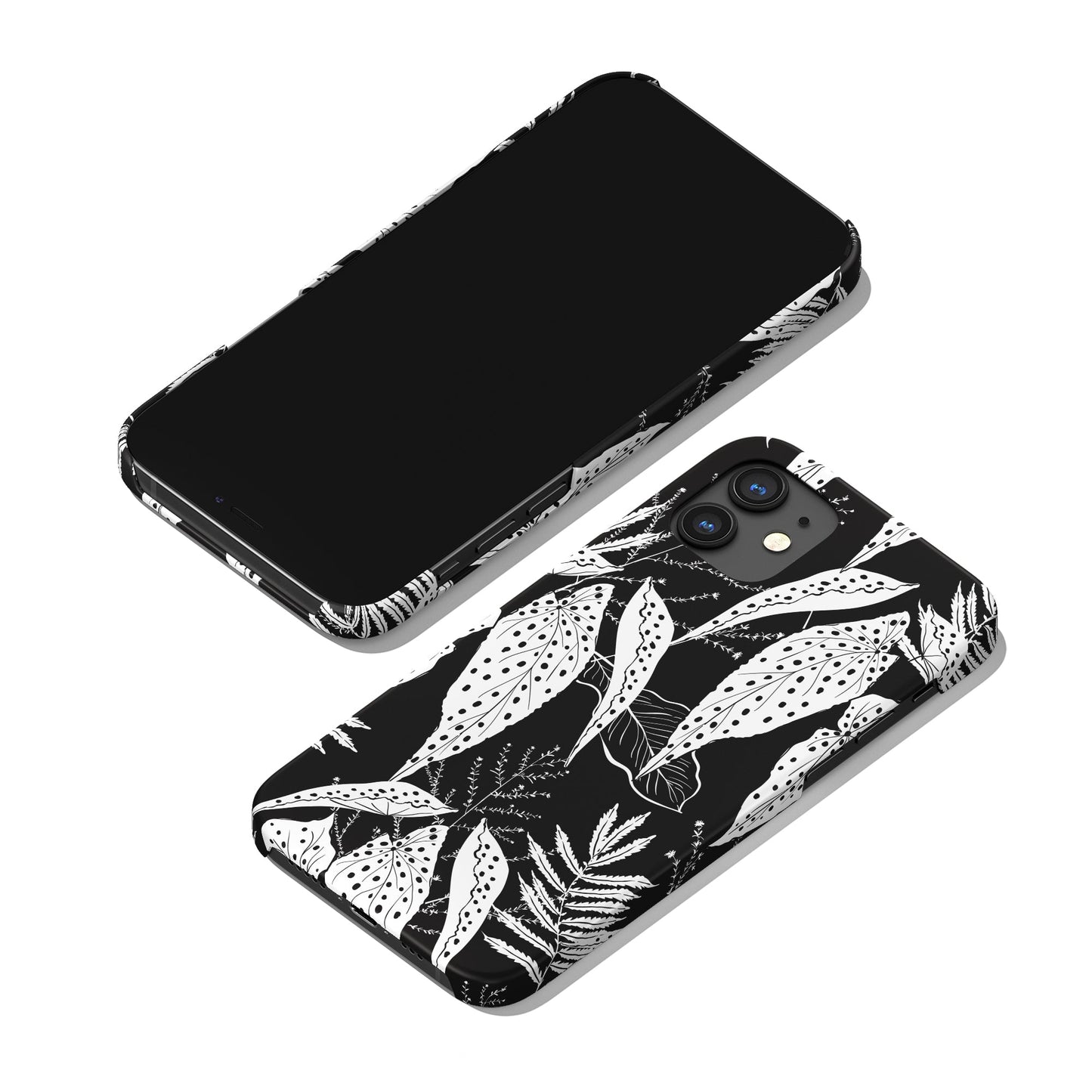 Polka Dot Begonia iPhone Case