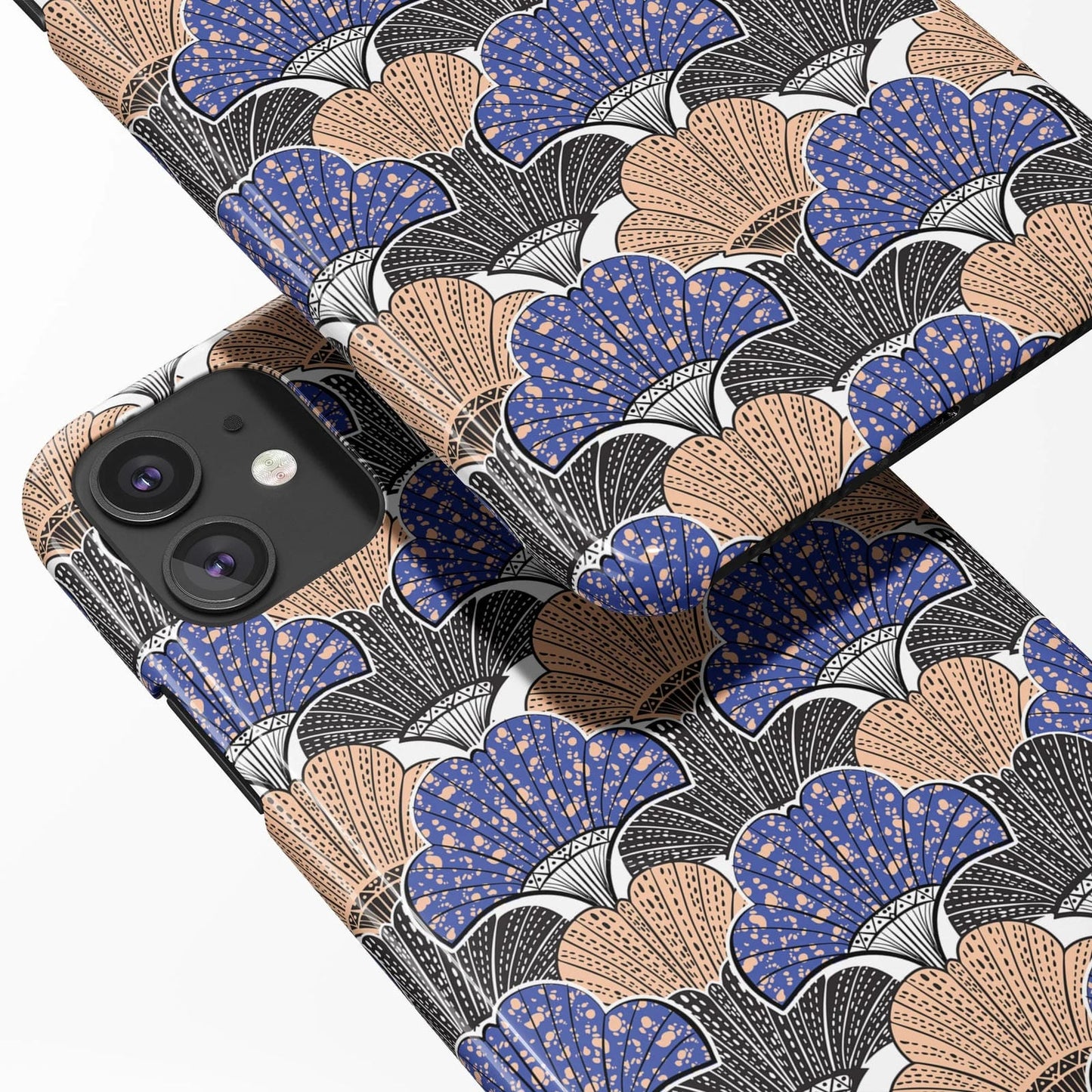Art Deco Botanical Pattern iPhone Case