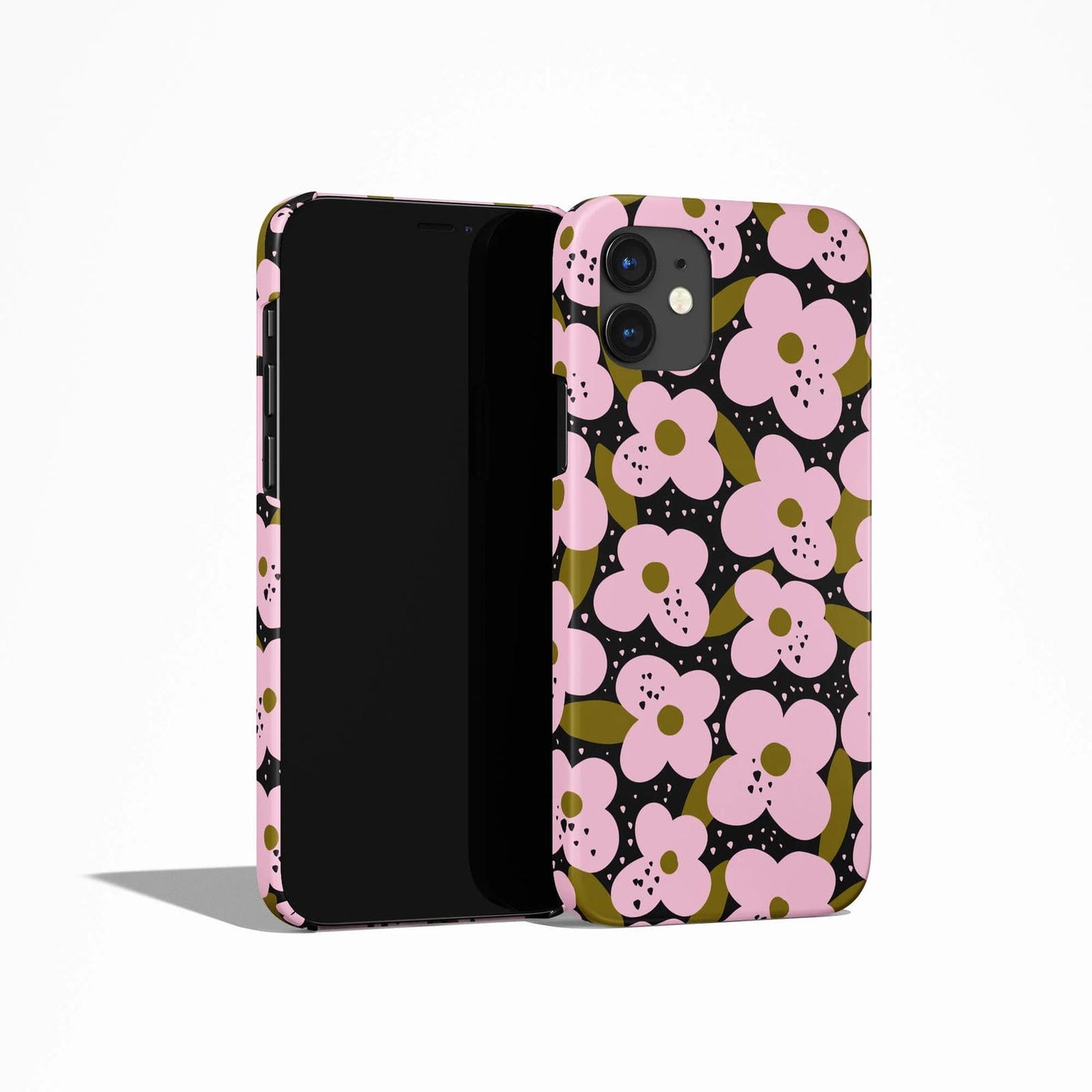 Pink Flowers Cute Pattern iPhone Case