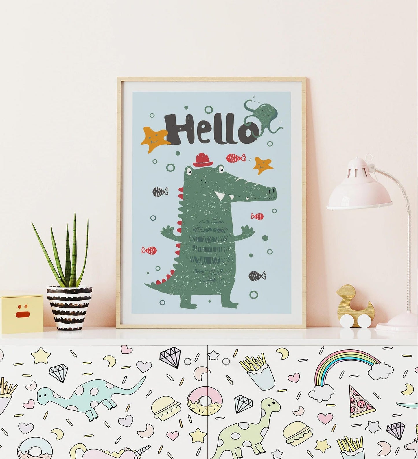 Hello, Crocodile Poster - HypeSheriff Europe