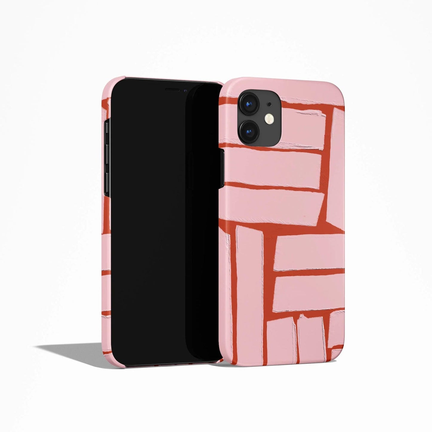 Pink Red Painted Art iPhone Case