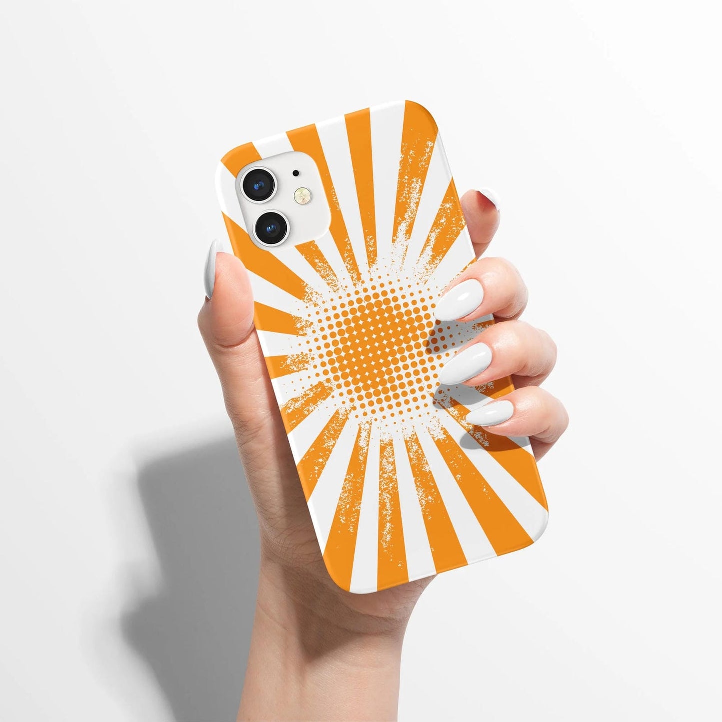 Retro Yellow Sun iPhone Case