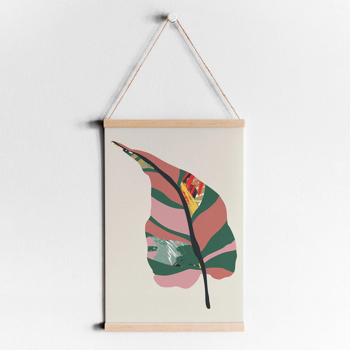Colorful Boho Monstera Print