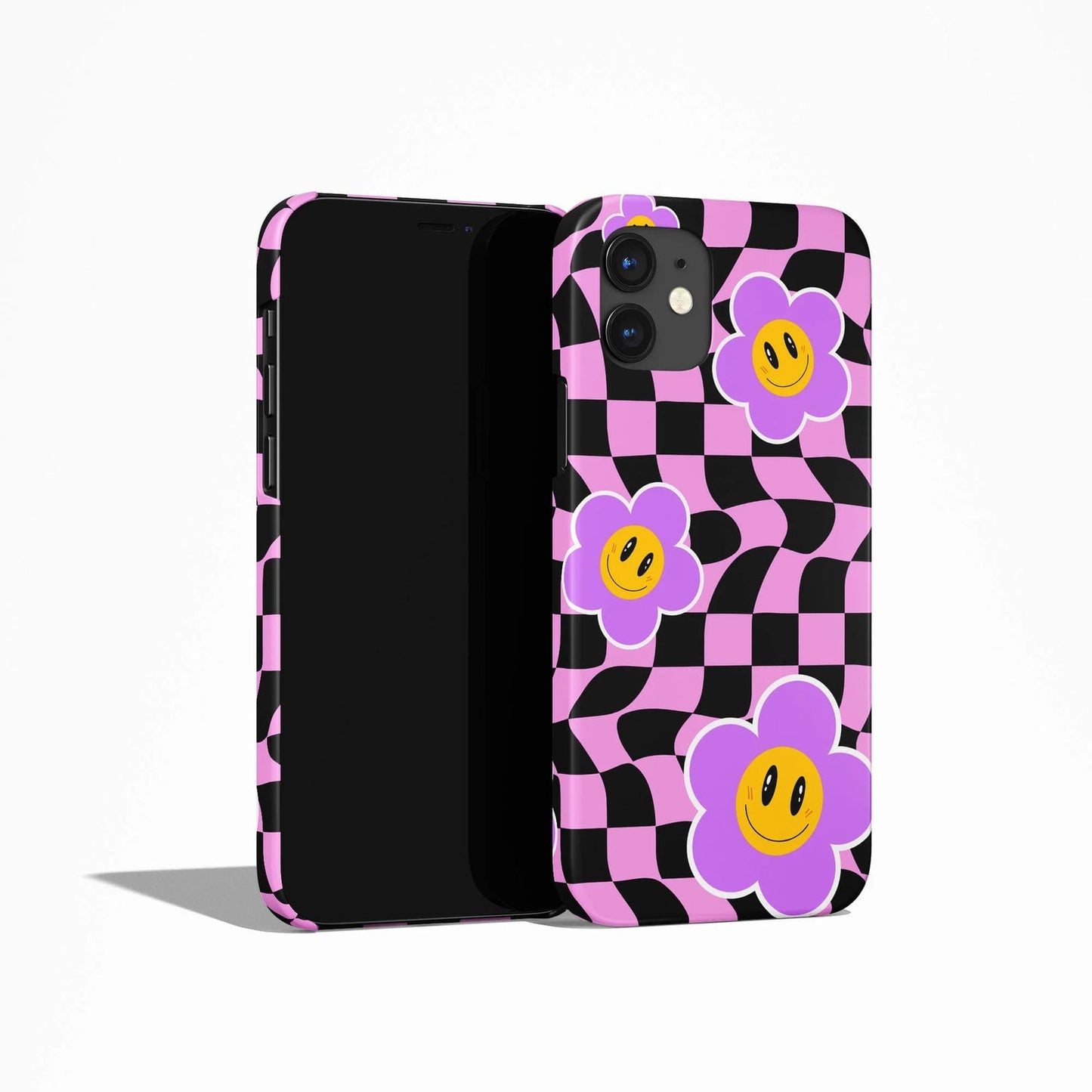 Purple Psychodelic Retro iPhone Case
