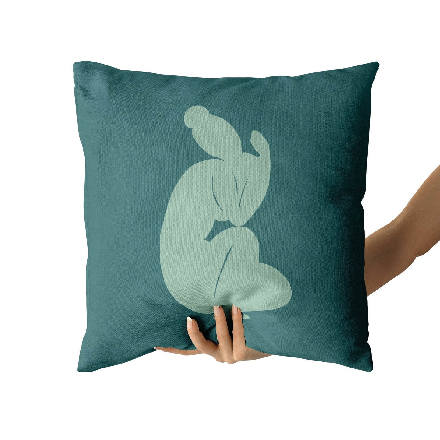 Green Woman Pillow - HypeSheriff Europe
