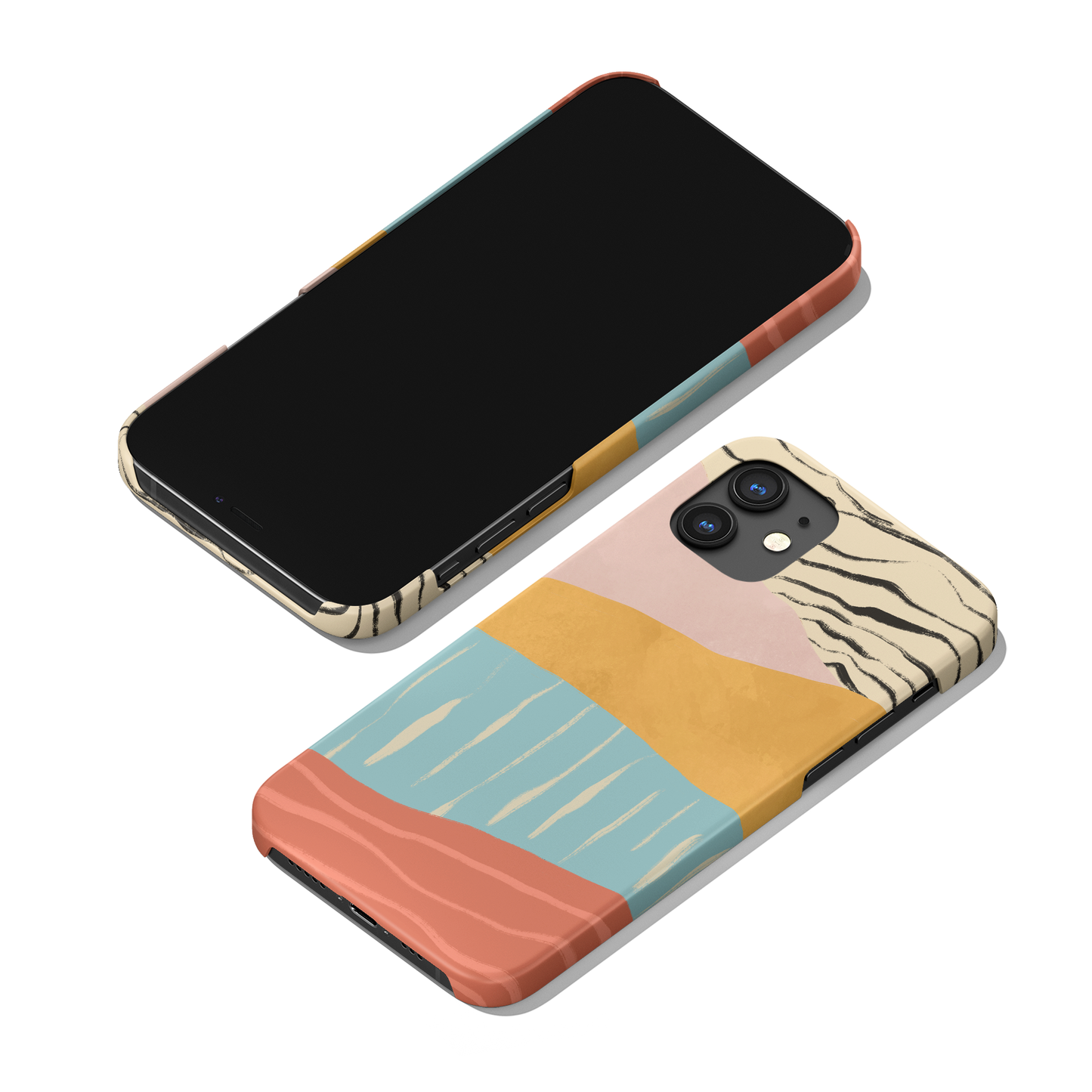 Abstract Colorful Landscape iPhone Case