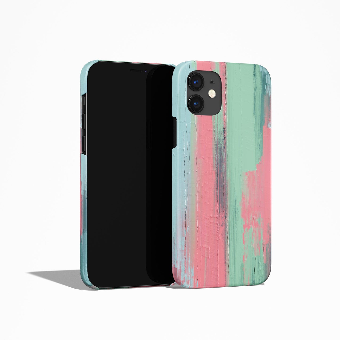 Painted Cute Pastel Brushstrokes iPhone Case