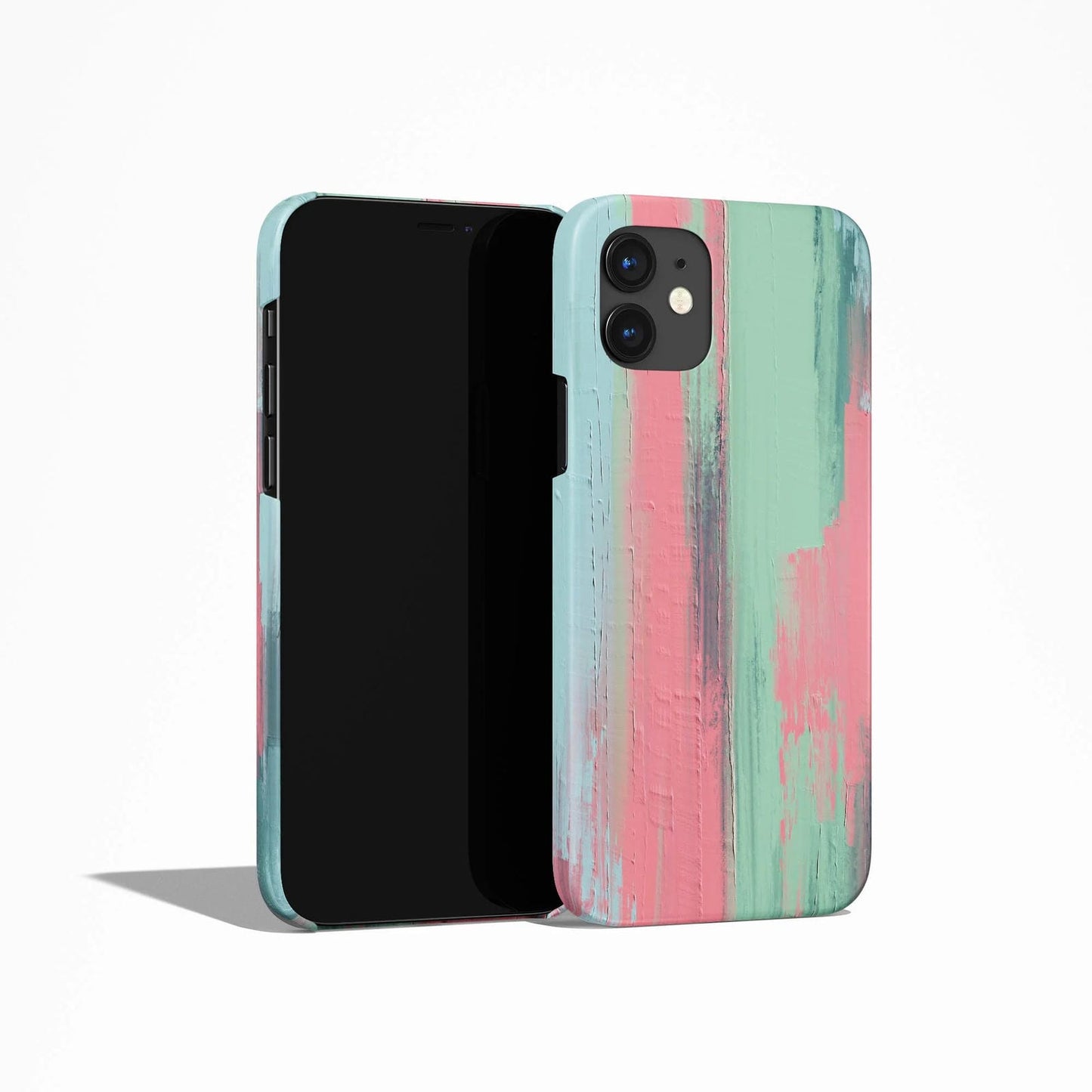 Painted Cute Pastel Brushstrokes iPhone Case